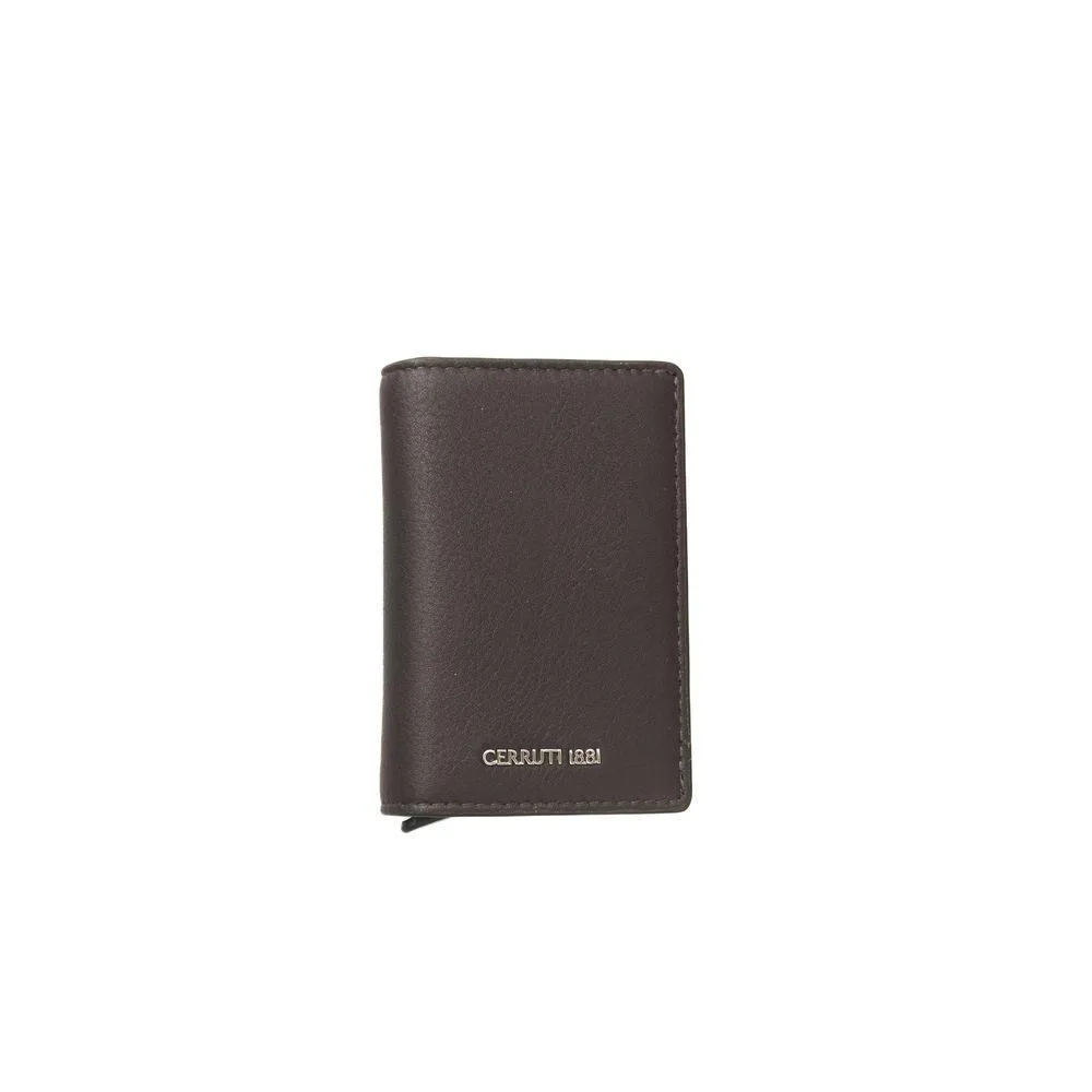 Cerruti 1881 Brown Calfskin Mens Wallet