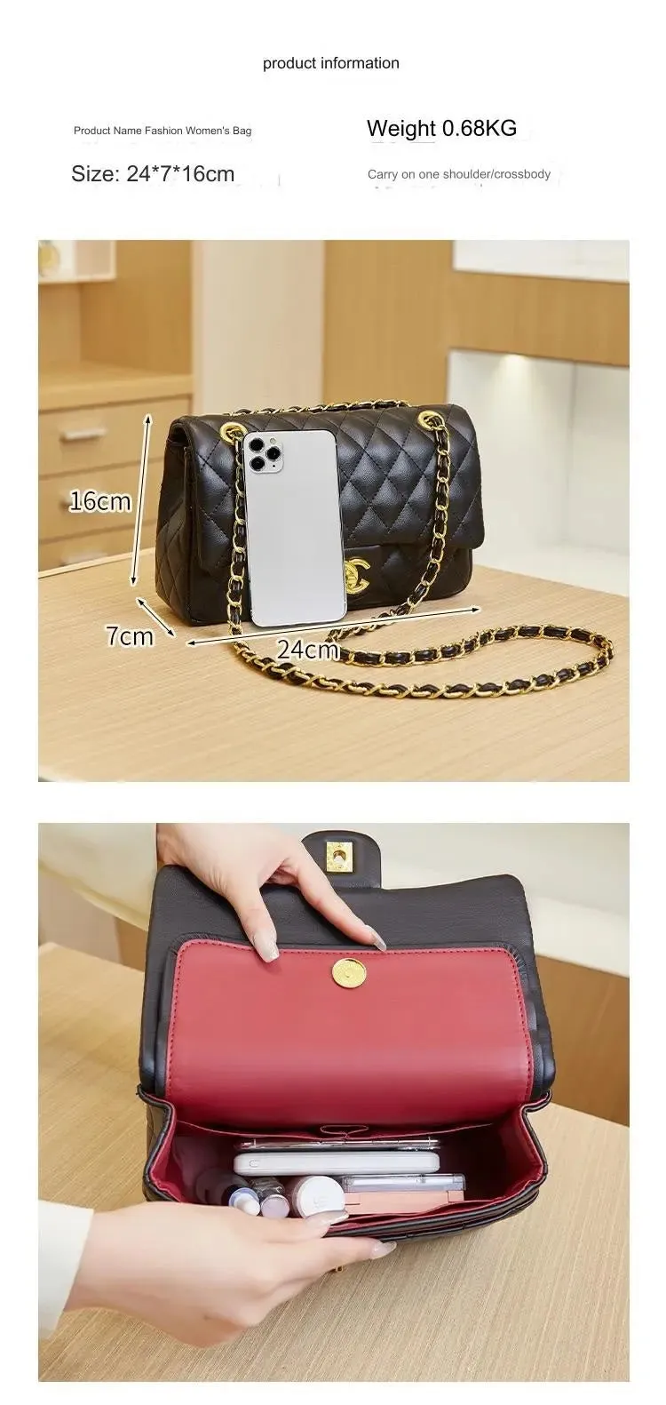 Chanel Brand Orignal Replica Classic Medium 4485