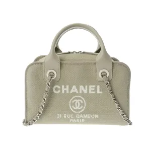Chanel Canvas Handbag (Pre-Owned)