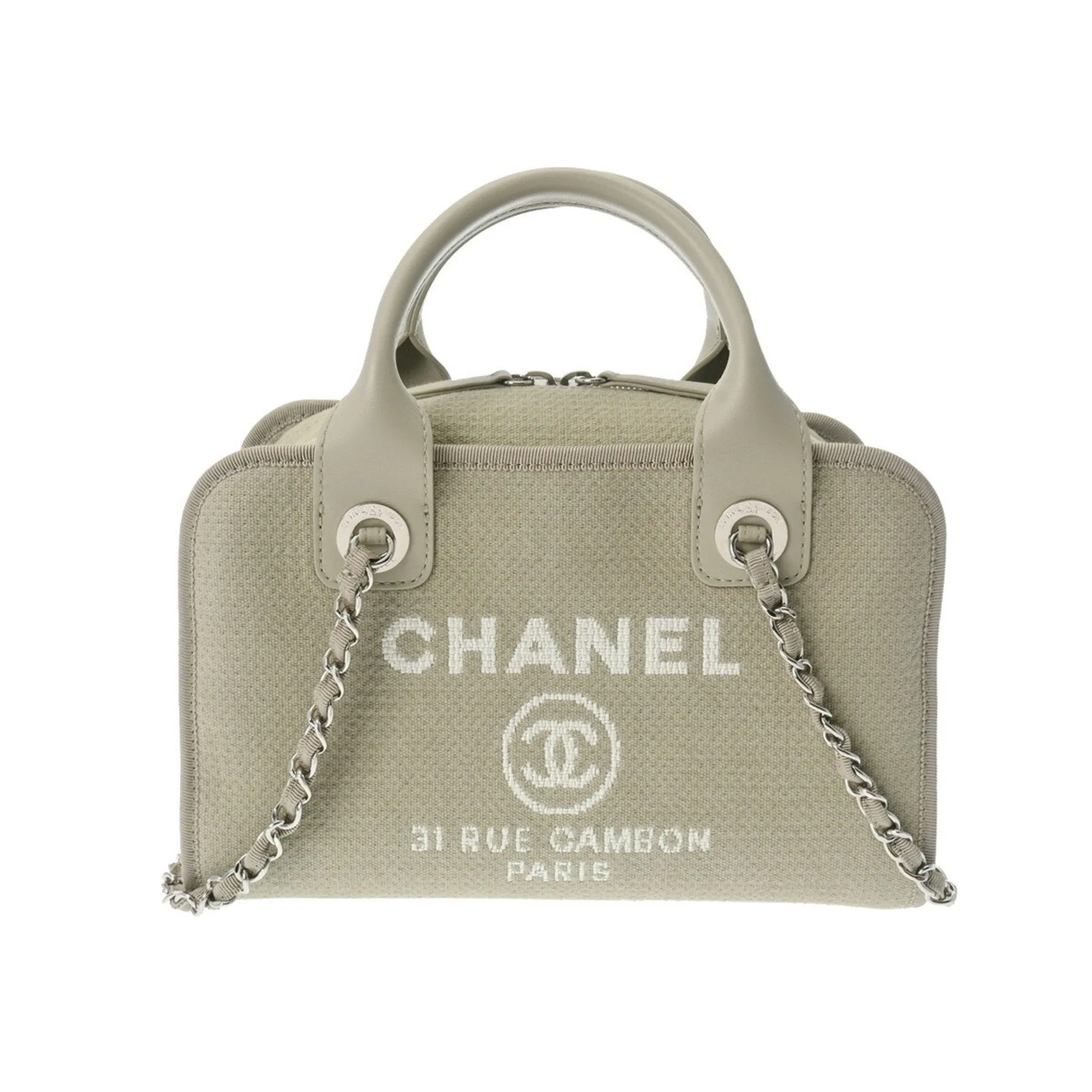Chanel Canvas Handbag (Pre-Owned)