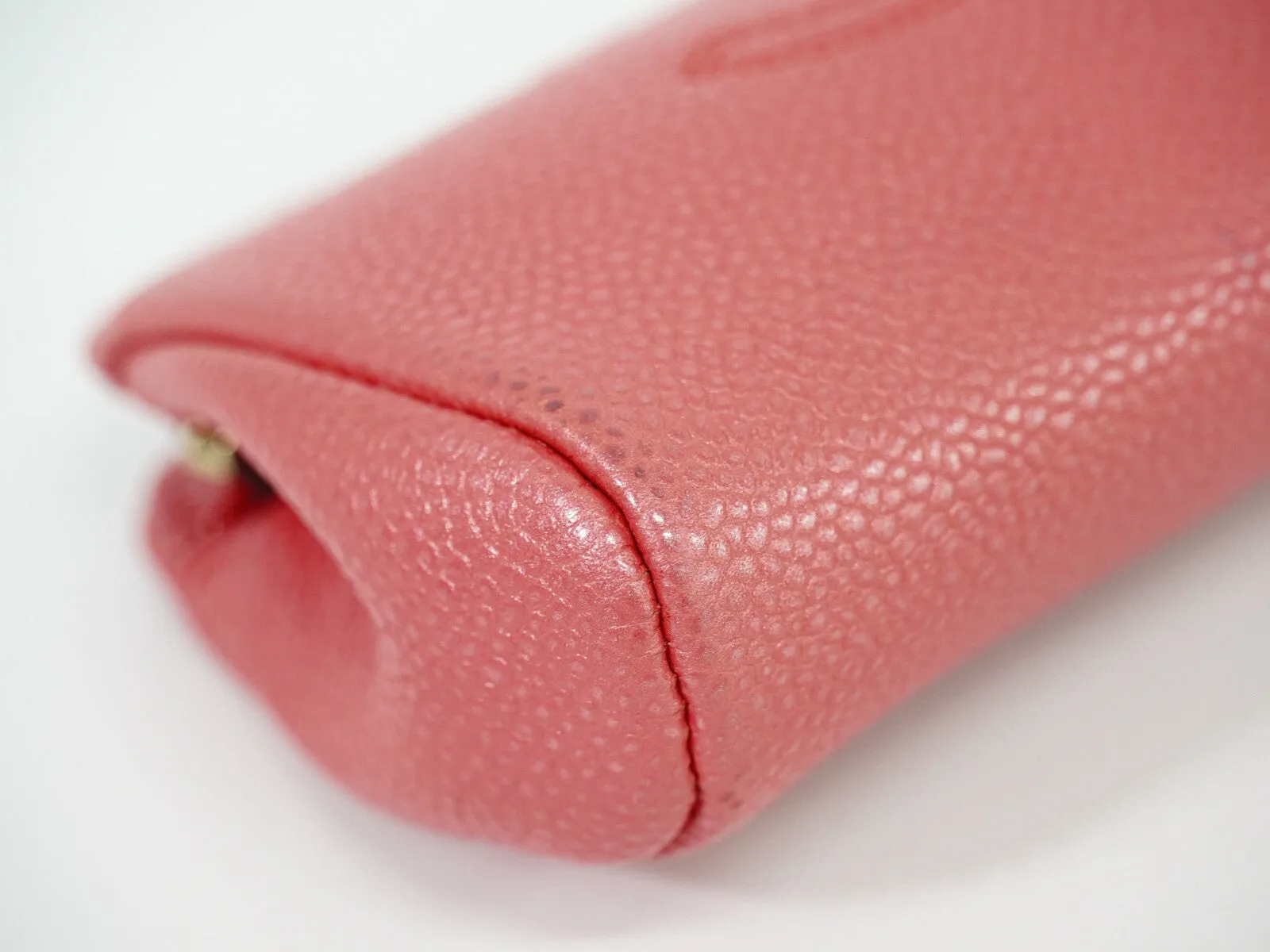 Chanel Cc Leather Clutch Bag (Pre-Owned)