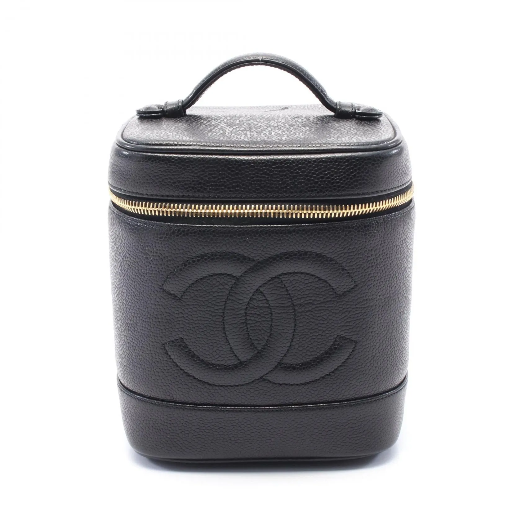 Chanel Coco Mark Leather Handbag