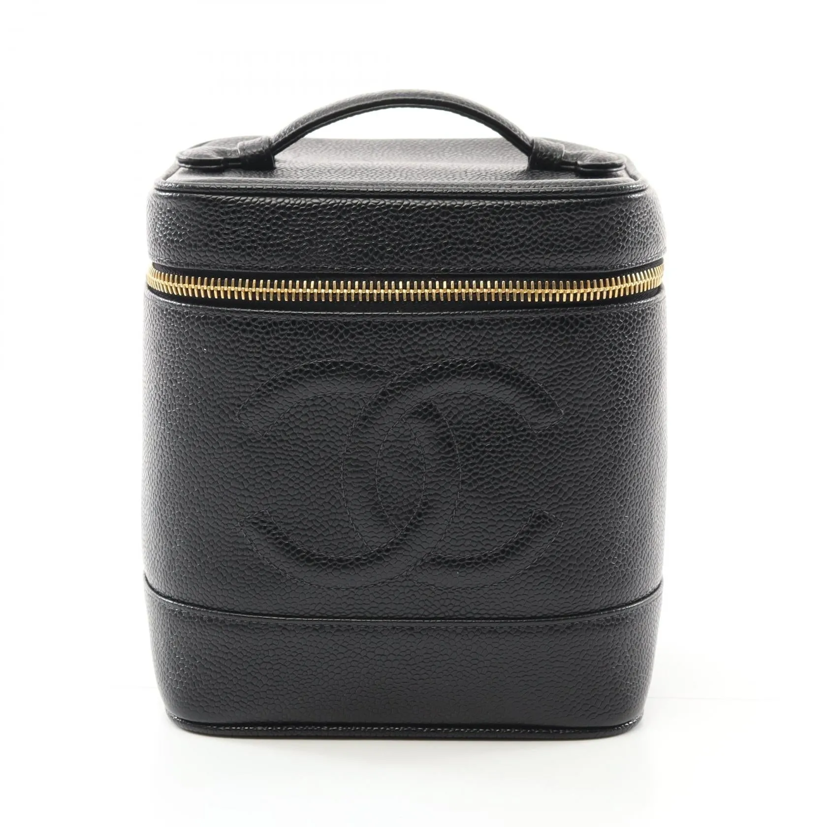 Chanel Coco Mark Leather Handbag