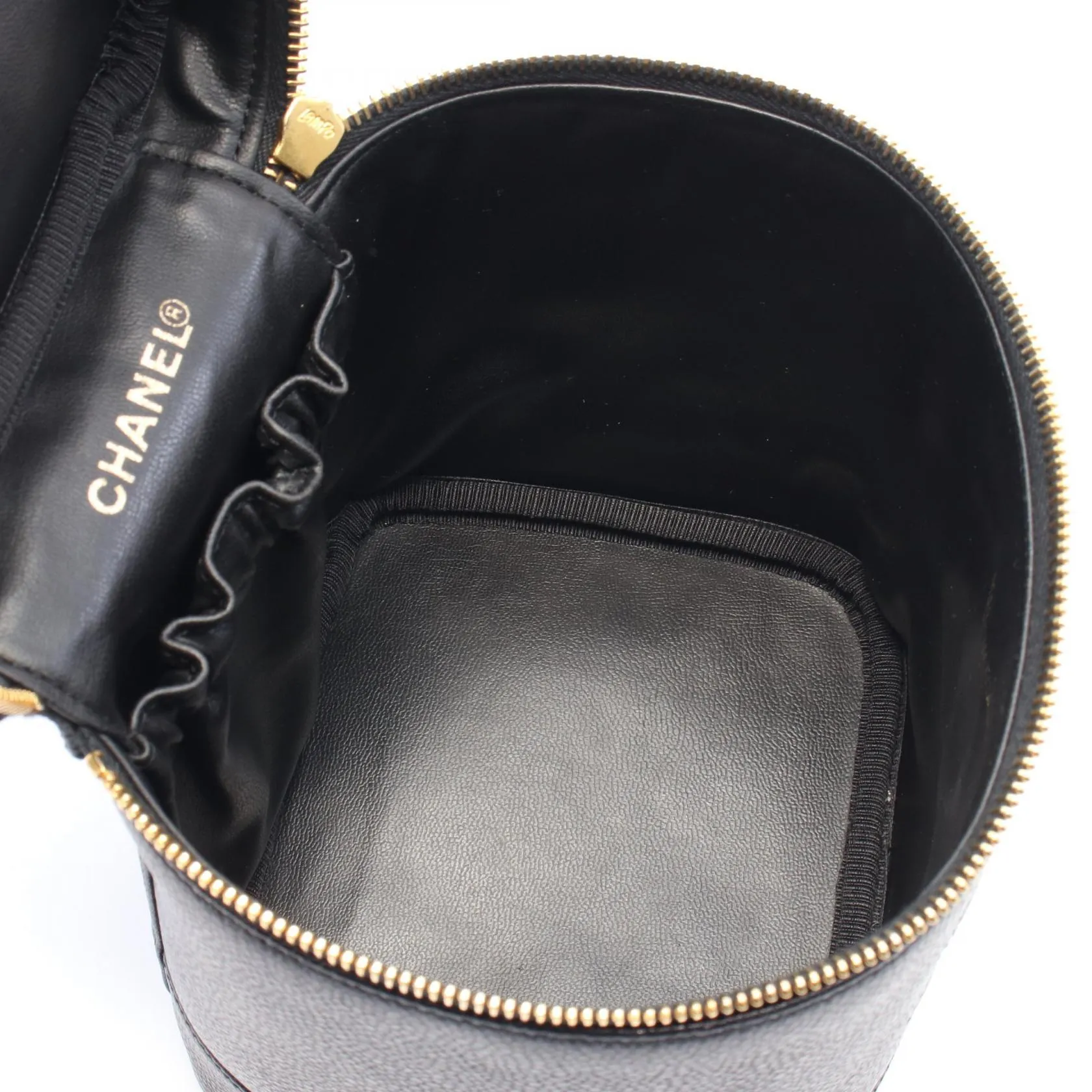 Chanel Coco Mark Leather Handbag