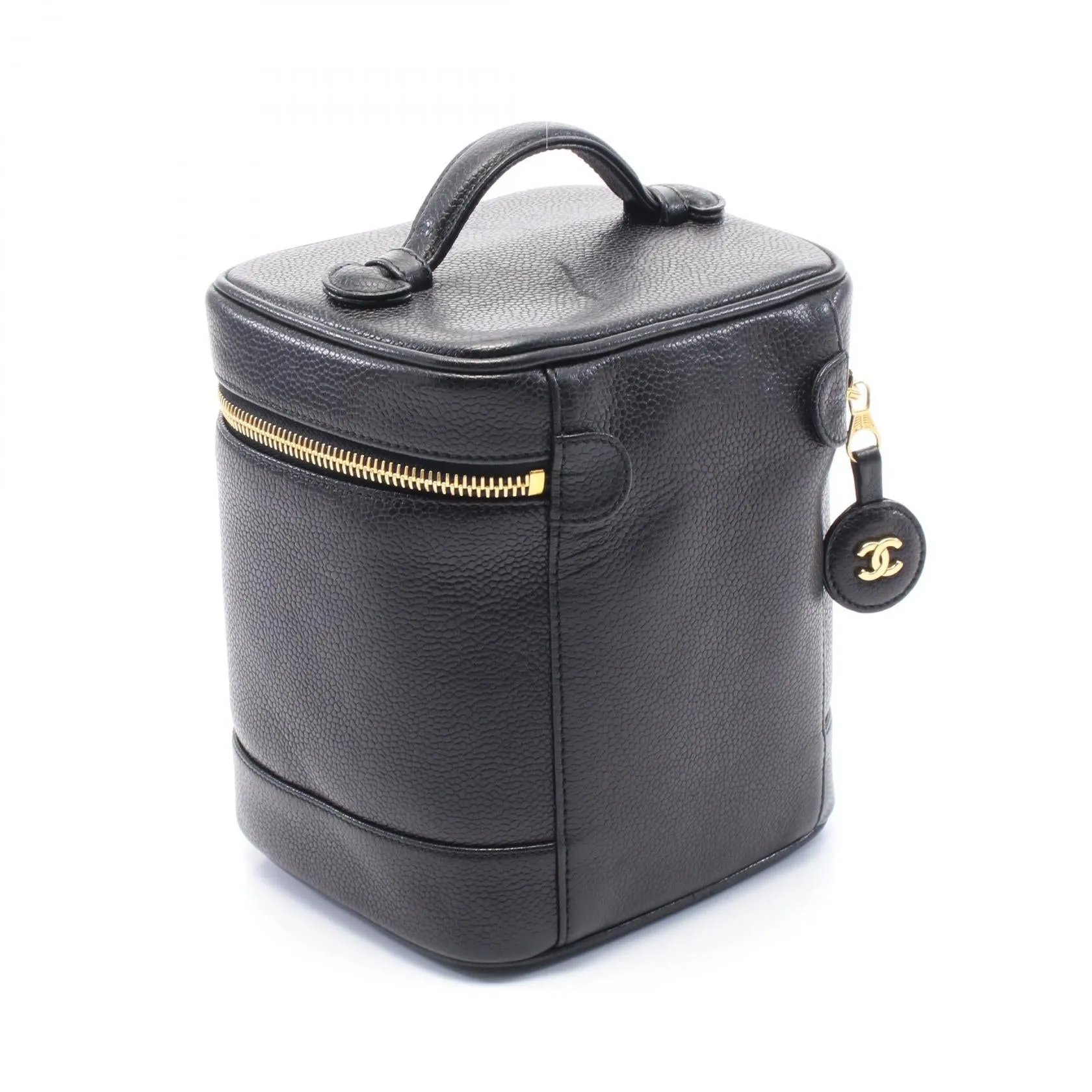 Chanel Coco Mark Leather Handbag