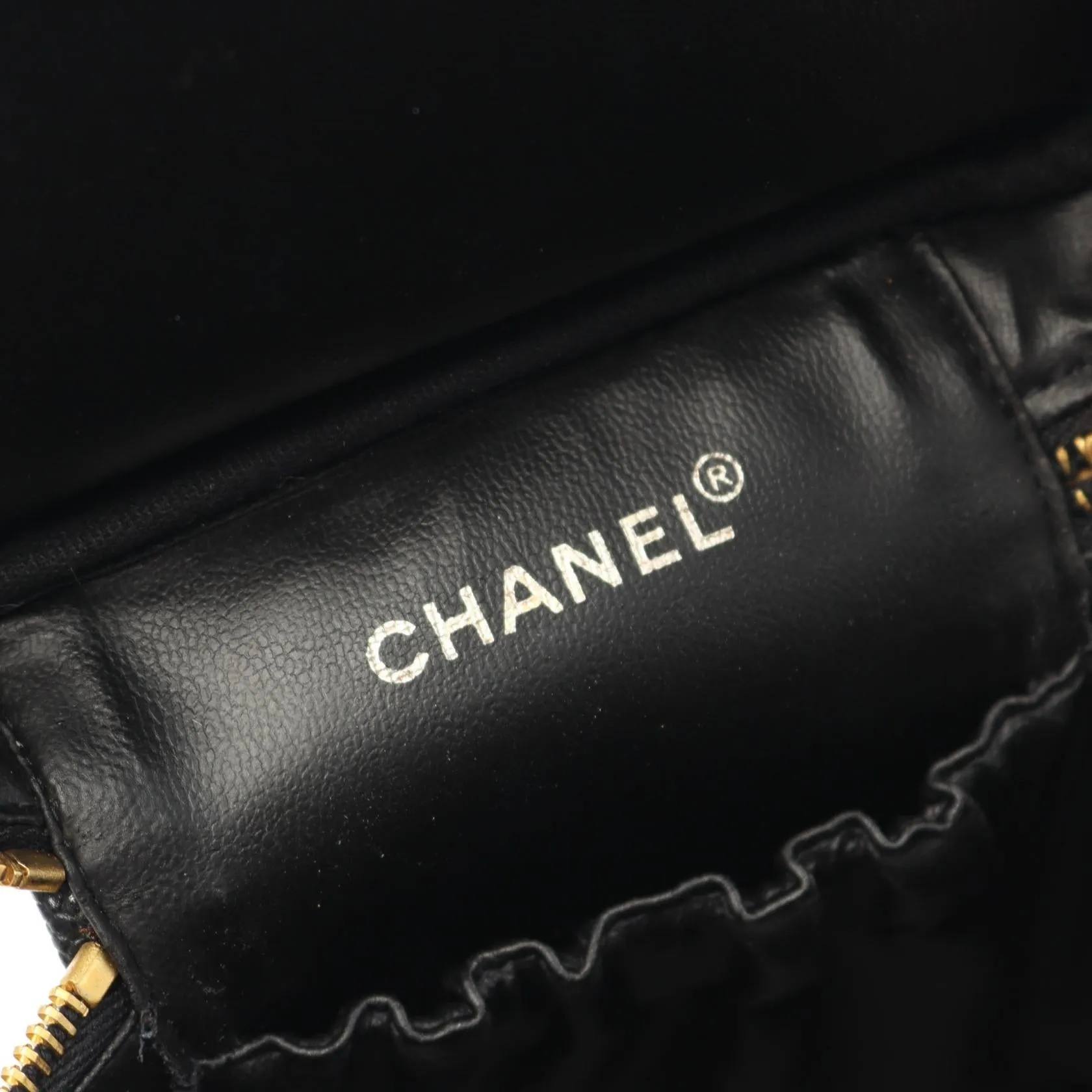 Chanel Coco Mark Leather Handbag