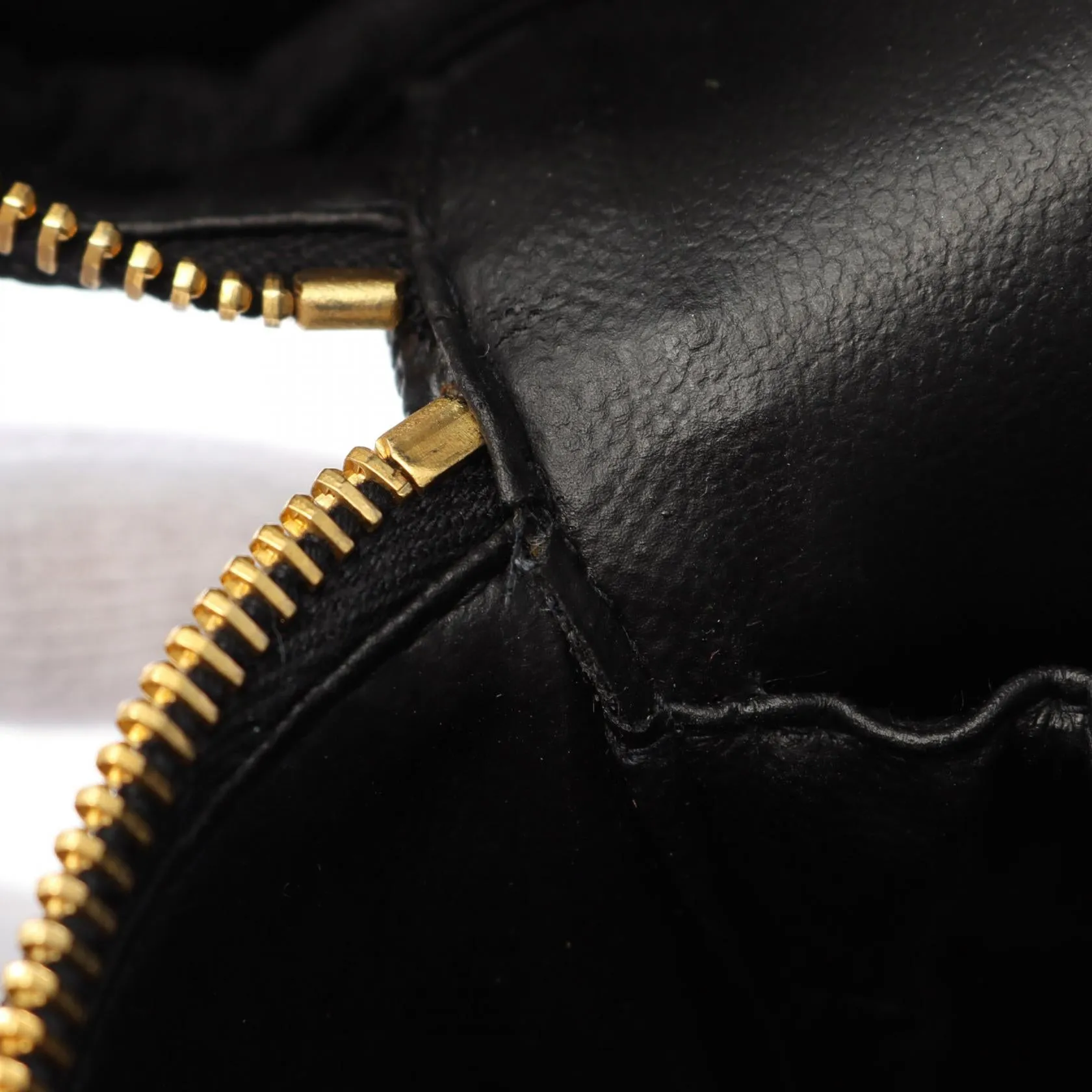 Chanel Coco Mark Leather Handbag