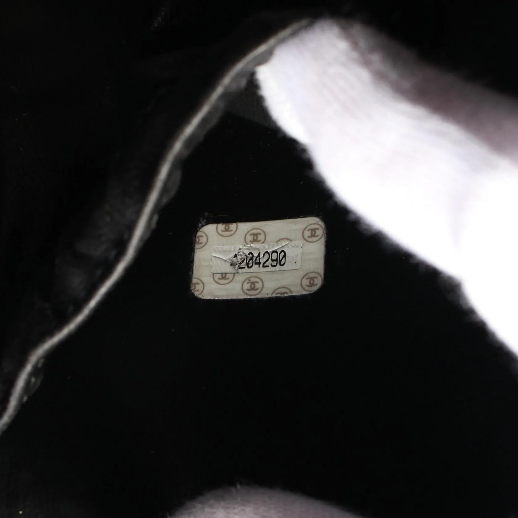 Chanel Coco Mark Leather Handbag