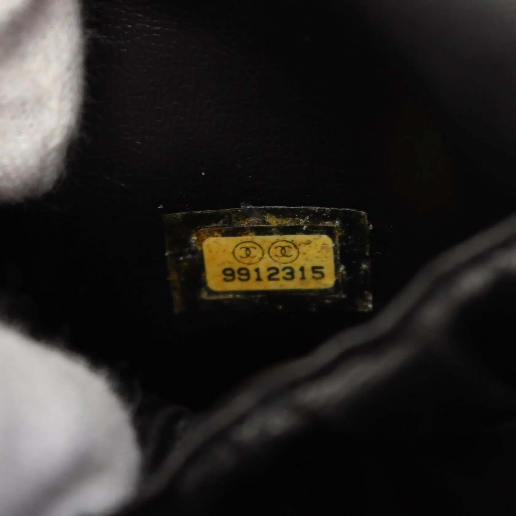 Chanel Coco Mark Leather Handbag