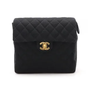 Chanel Cotton Leather Backpack (Pre-Owned)