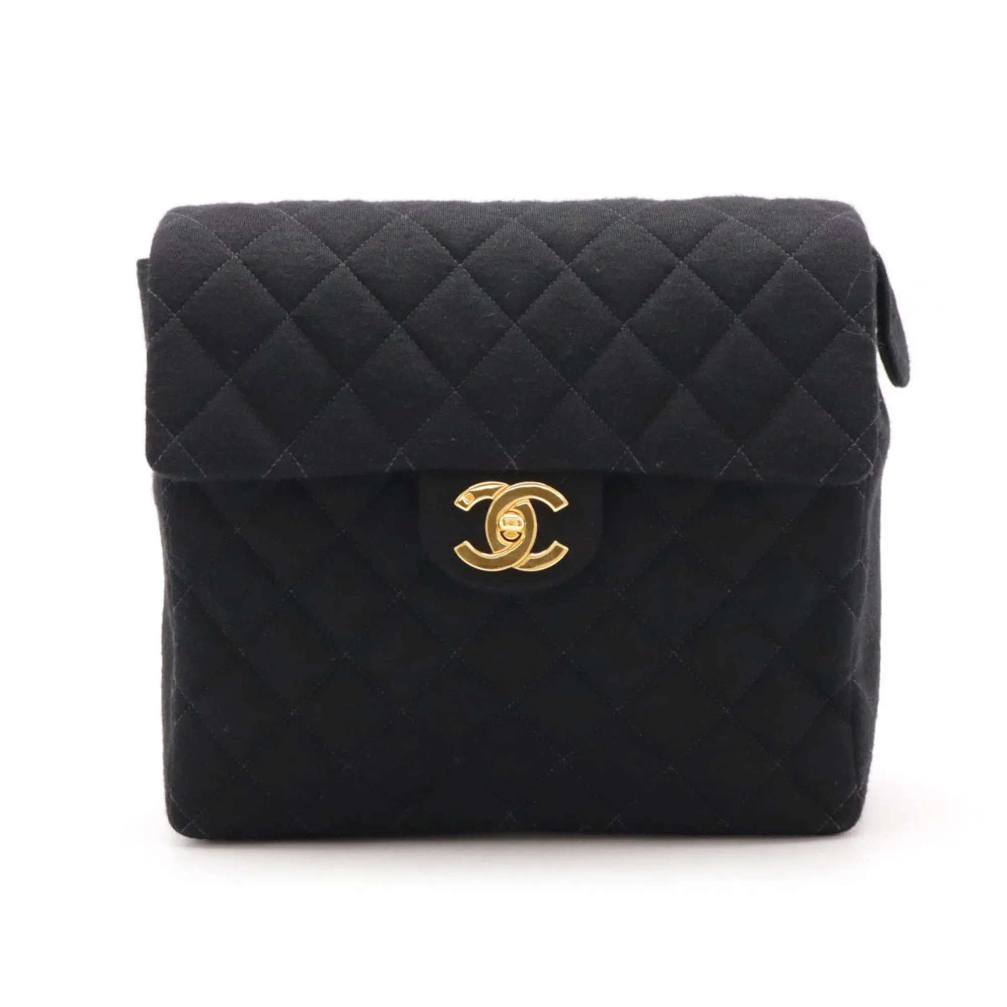 Chanel Cotton Leather Backpack (Pre-Owned)