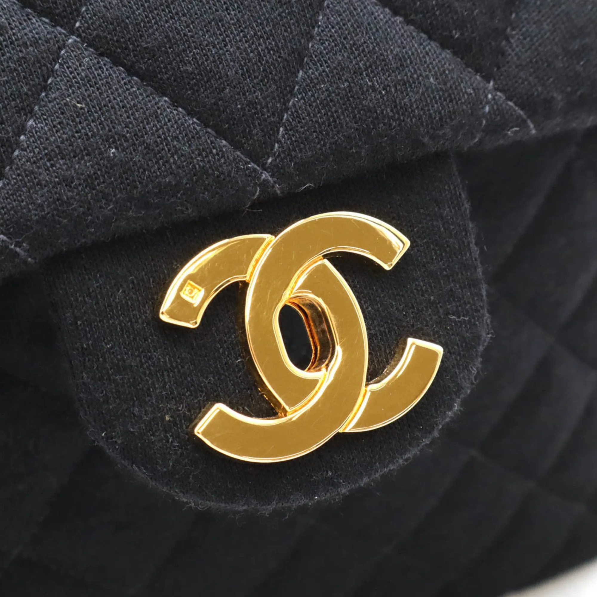 Chanel Cotton Leather Backpack (Pre-Owned)