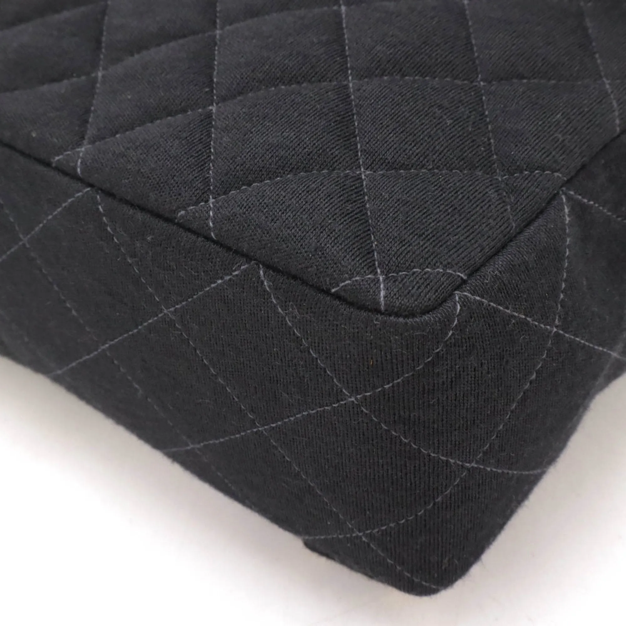 Chanel Cotton Leather Backpack (Pre-Owned)