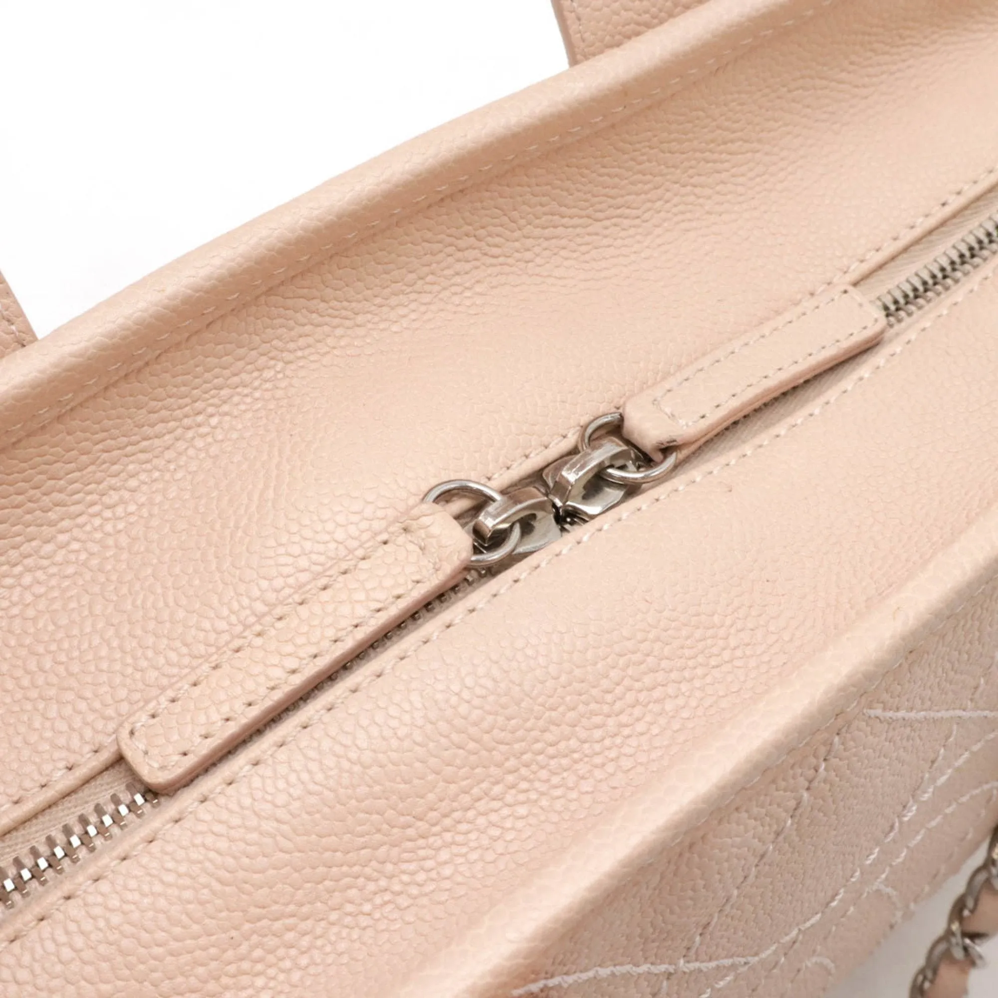 Chanel Deauville Caviar Leather Handbag (Pre-Owned)