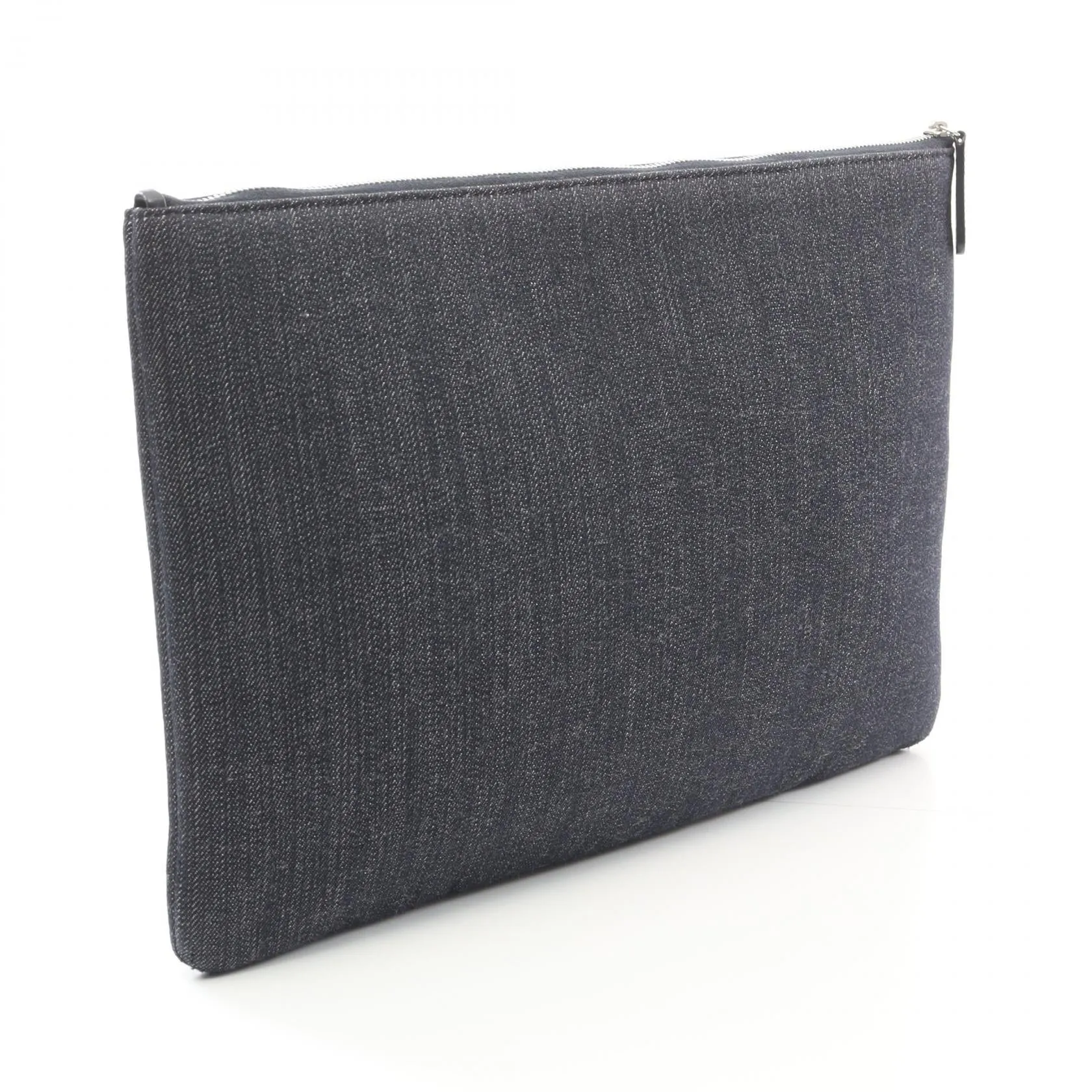 Chanel Denim Deauville Clutch Bag