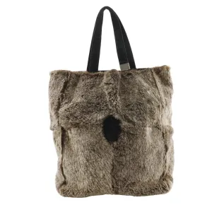 Chanel Fur Handbag Tote Bag (Pre-Owned)
