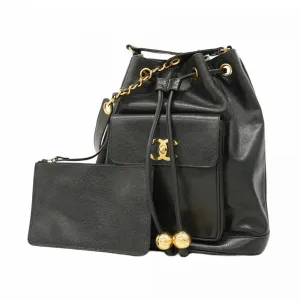 Chanel Grained Calfskin Backpack (Pre-Owned)