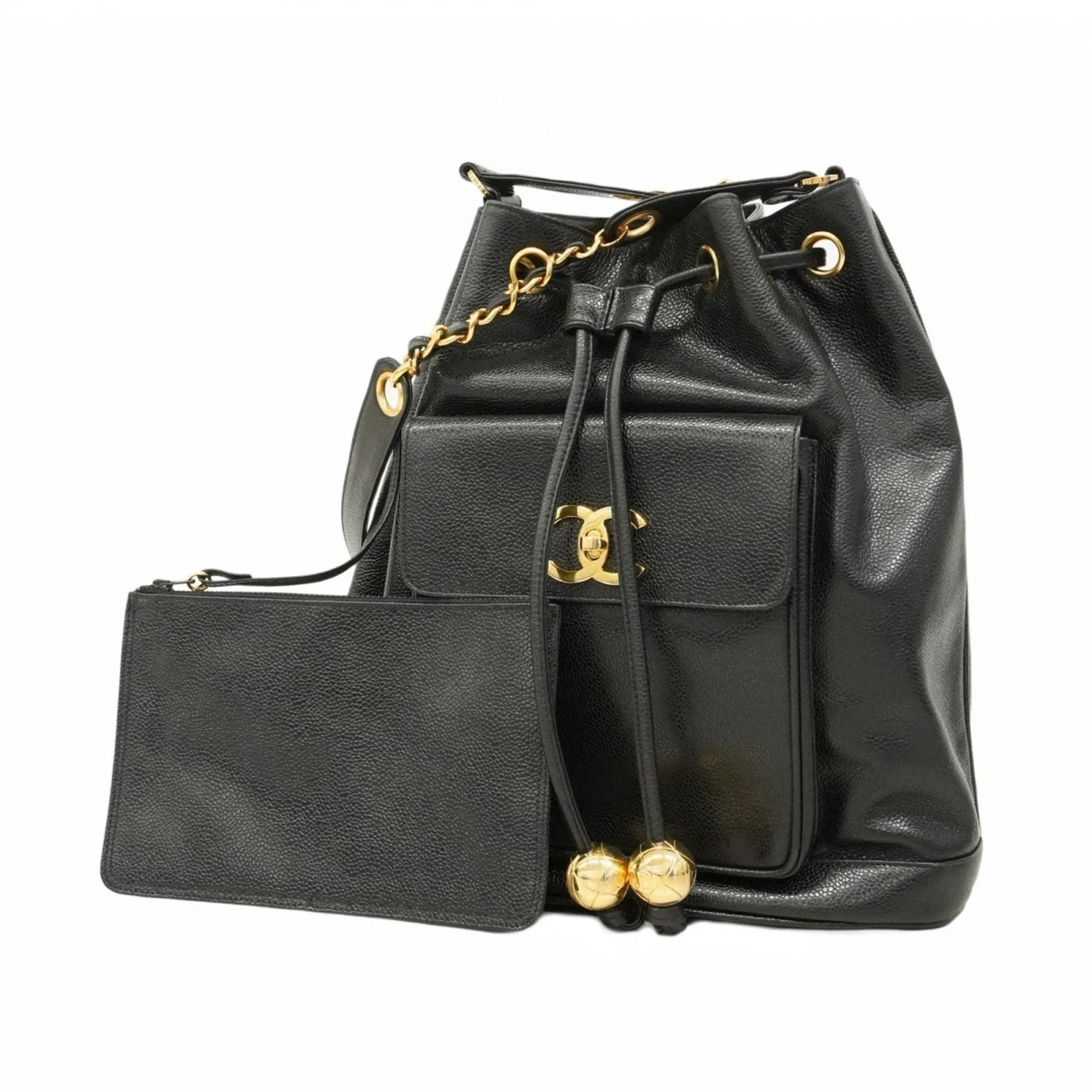 Chanel Grained Calfskin Backpack (Pre-Owned)