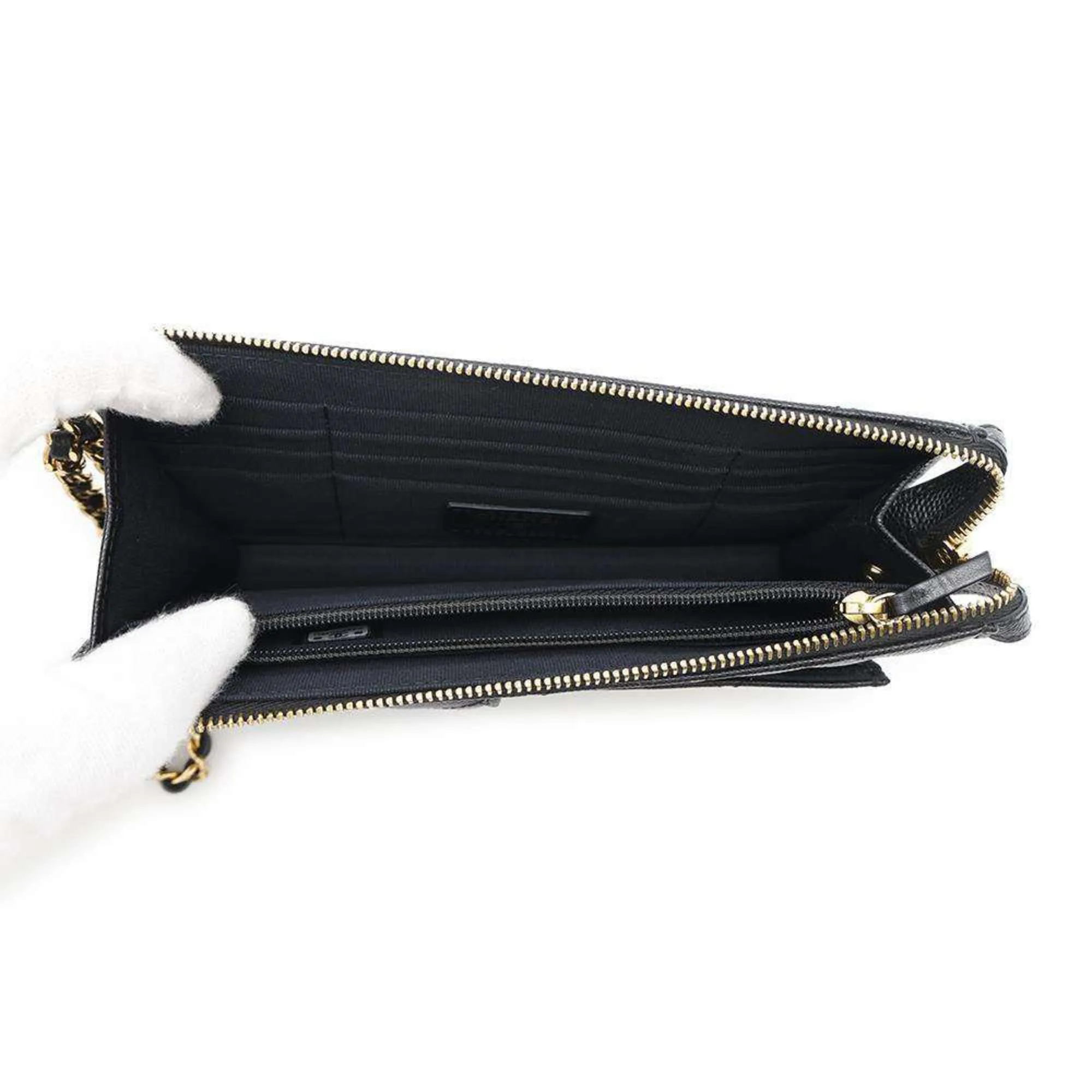 Chanel Grained Calfskin Clutch Bag (Pre-Owned)