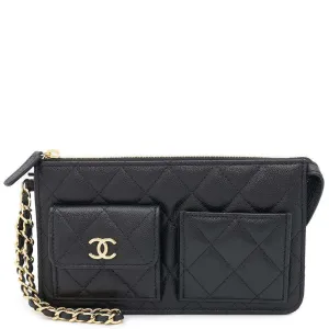 Chanel Grained Calfskin Clutch Bag (Pre-Owned)