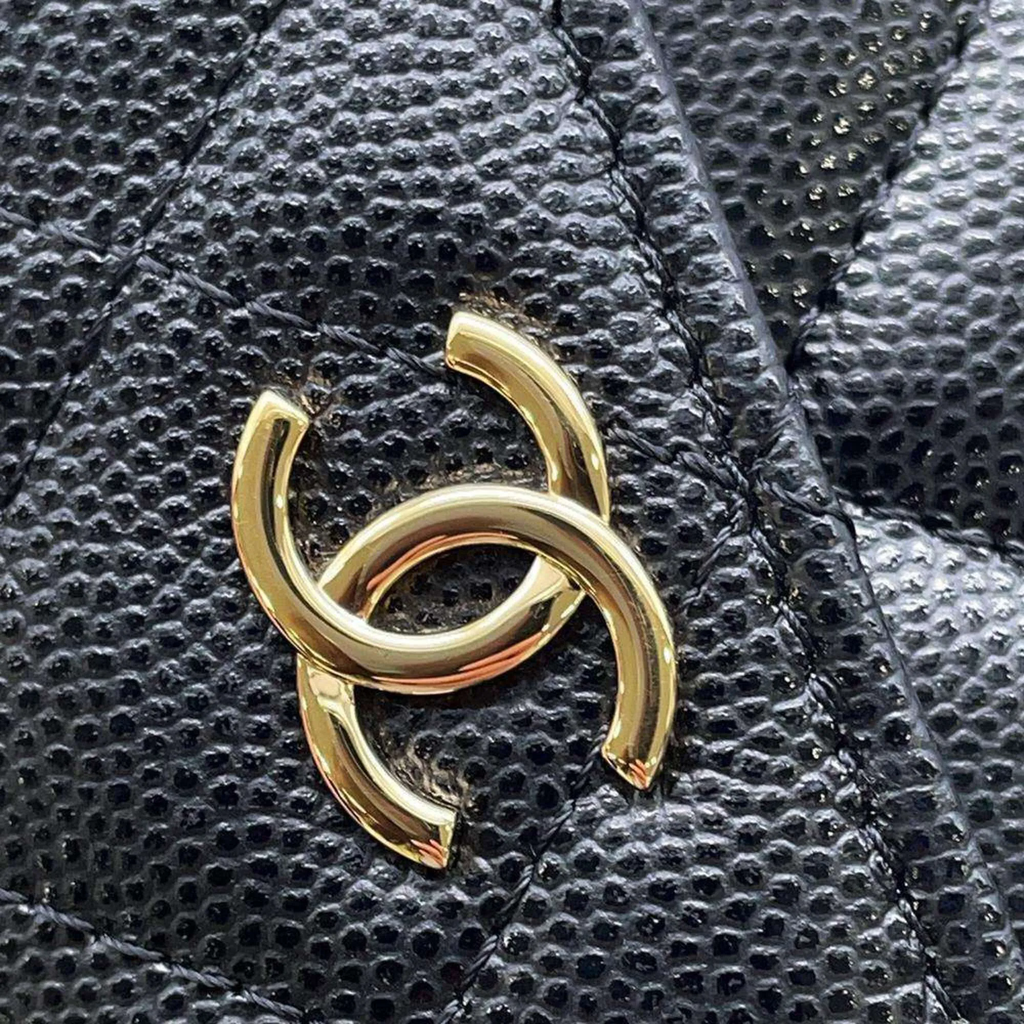Chanel Grained Calfskin Clutch Bag (Pre-Owned)