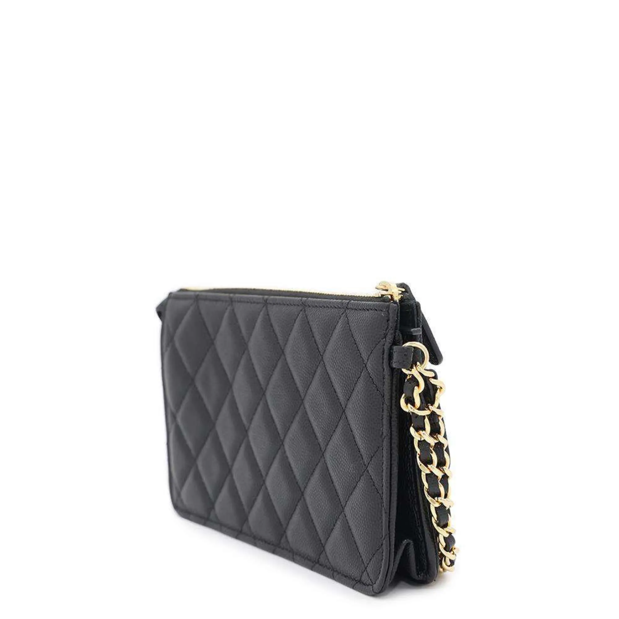Chanel Grained Calfskin Clutch Bag (Pre-Owned)