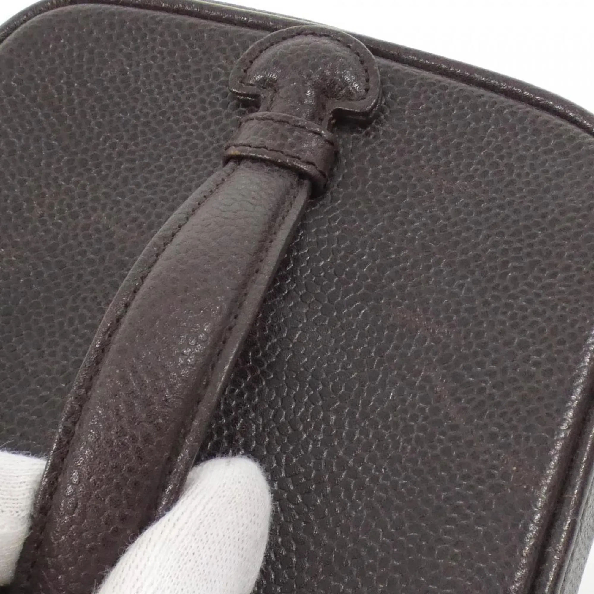 Chanel Grained Calfskin Handbag (Pre-Owned)