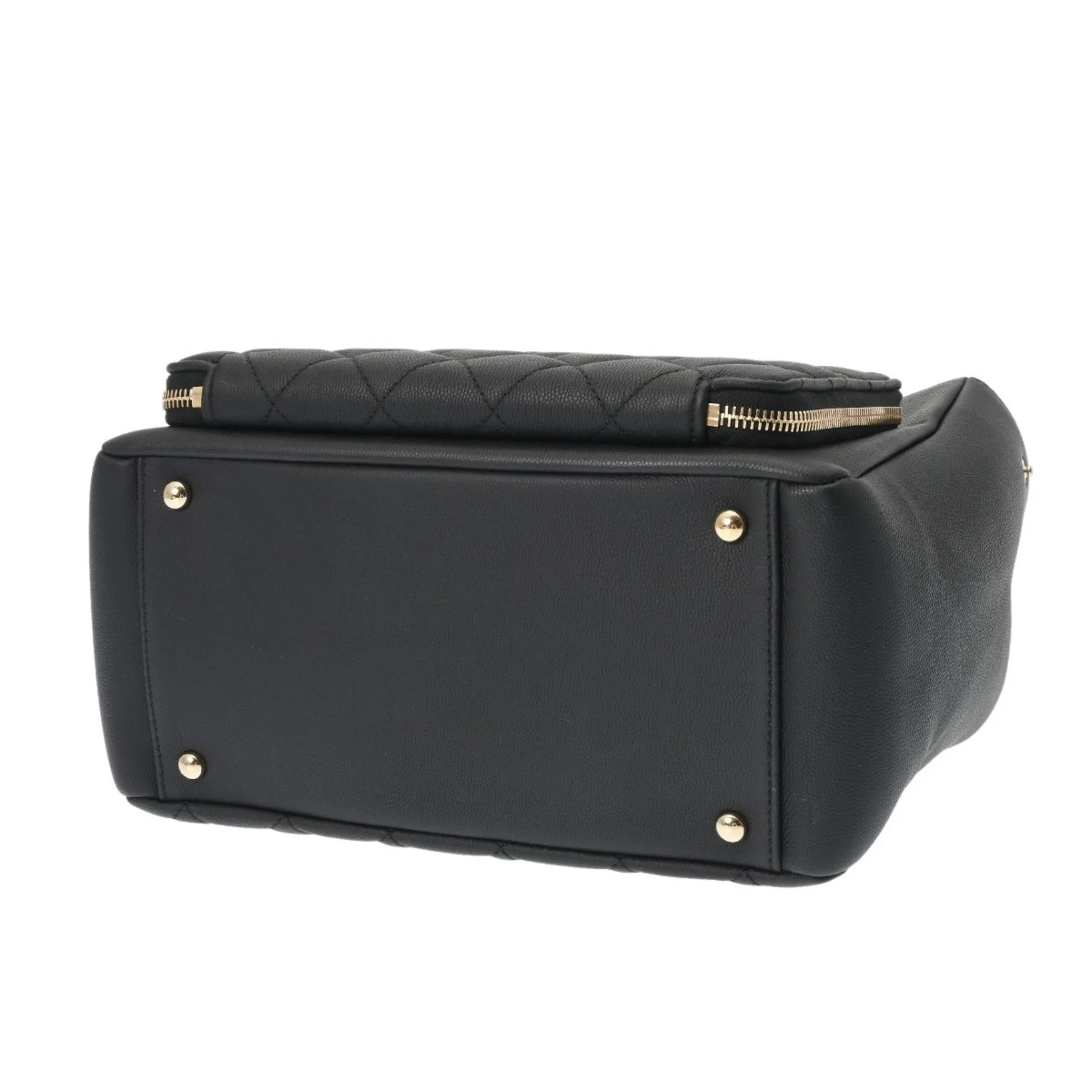 Chanel Grained Calfskin Handbag (Pre-Owned)