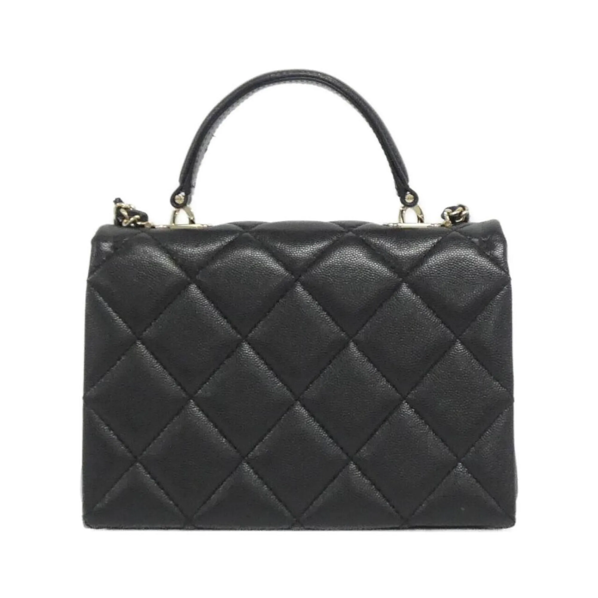 Chanel Grained Calfskin Handbag (Pre-Owned)