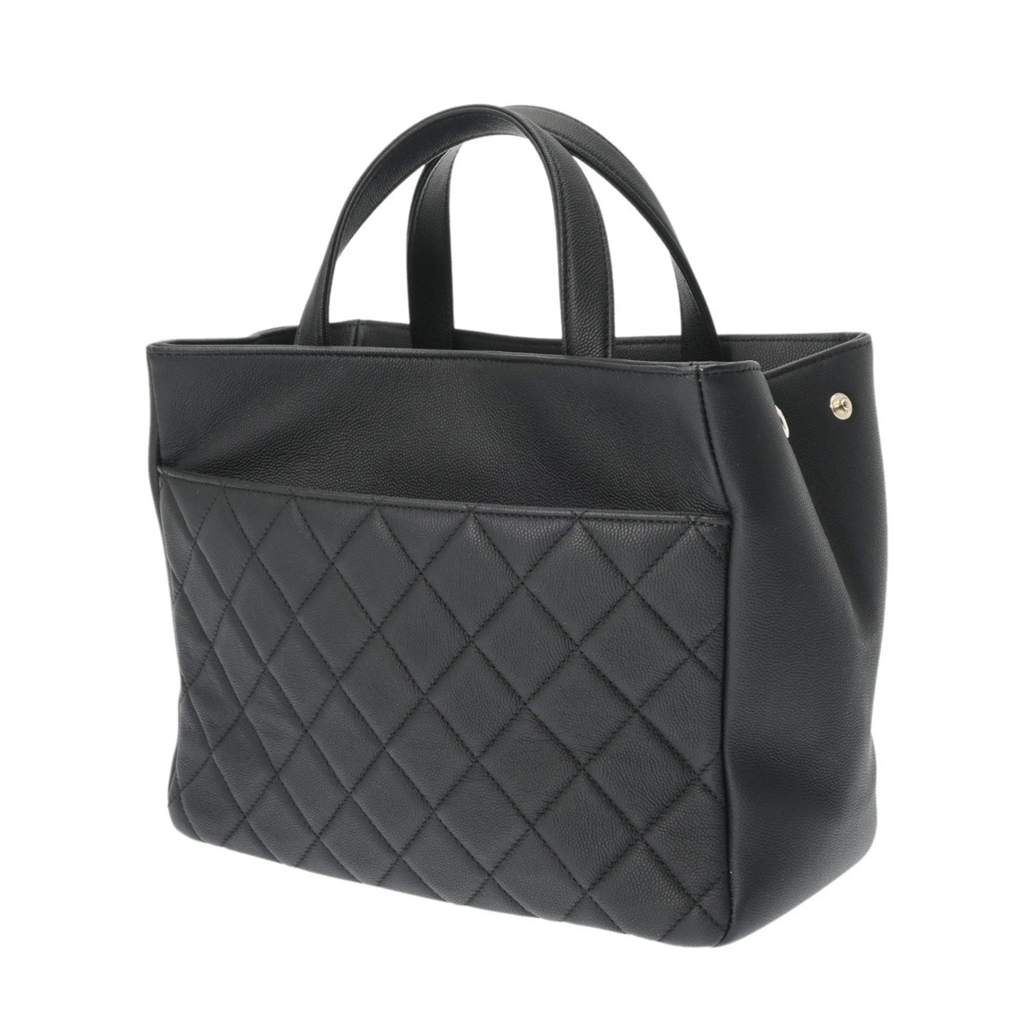 Chanel Grained Calfskin Handbag (Pre-Owned)
