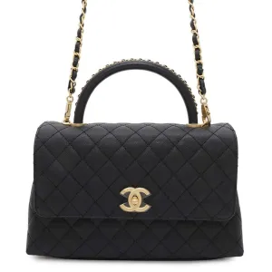 Chanel Grained Calfskin Handbag (Pre-Owned)