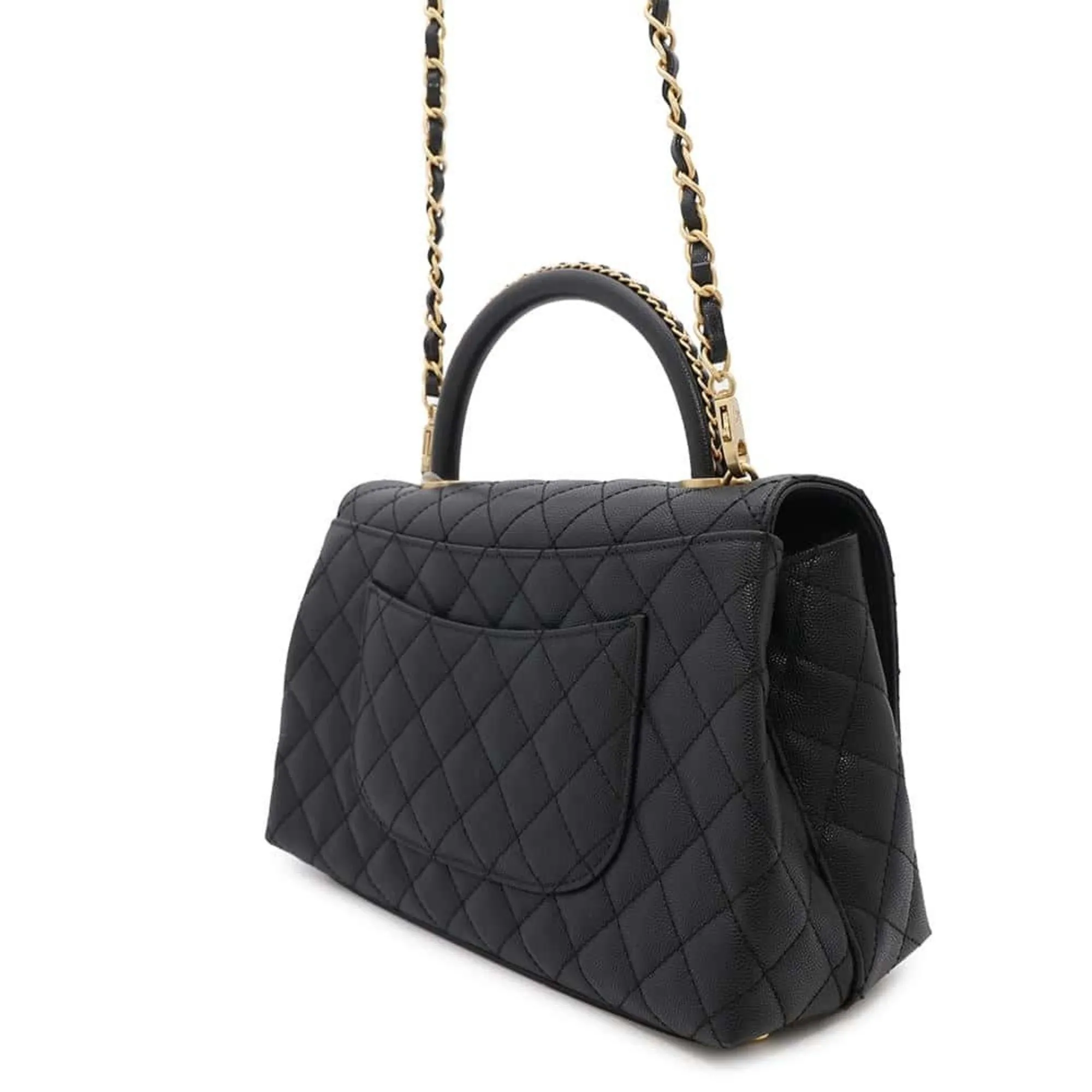 Chanel Grained Calfskin Handbag (Pre-Owned)