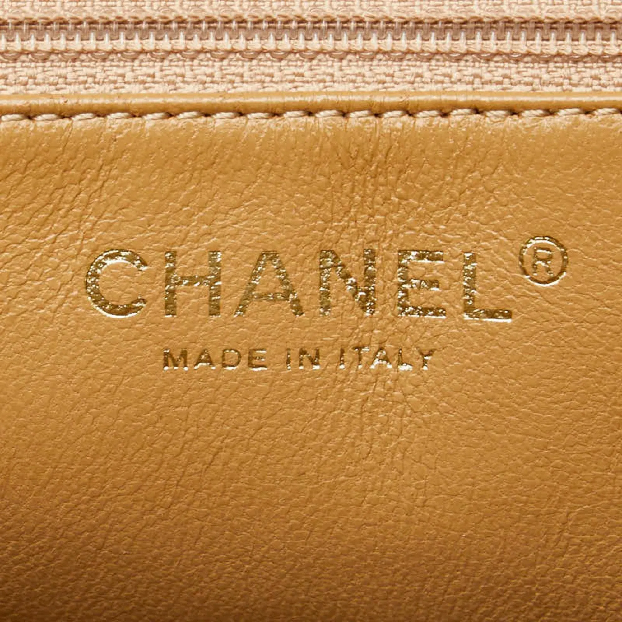 Chanel Grained Calfskin Handbag Tote Bag (Pre-Owned)