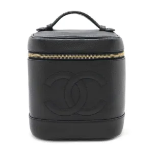 Chanel Grained Calfskin Handbag Vanity Bag (Pre-Owned)