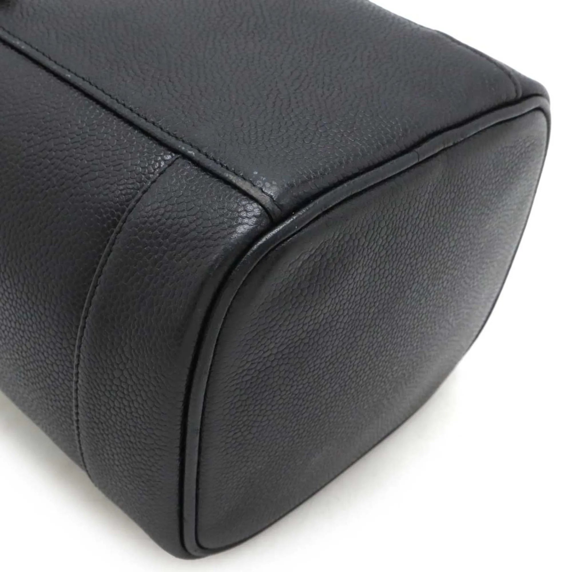Chanel Grained Calfskin Handbag Vanity Bag (Pre-Owned)