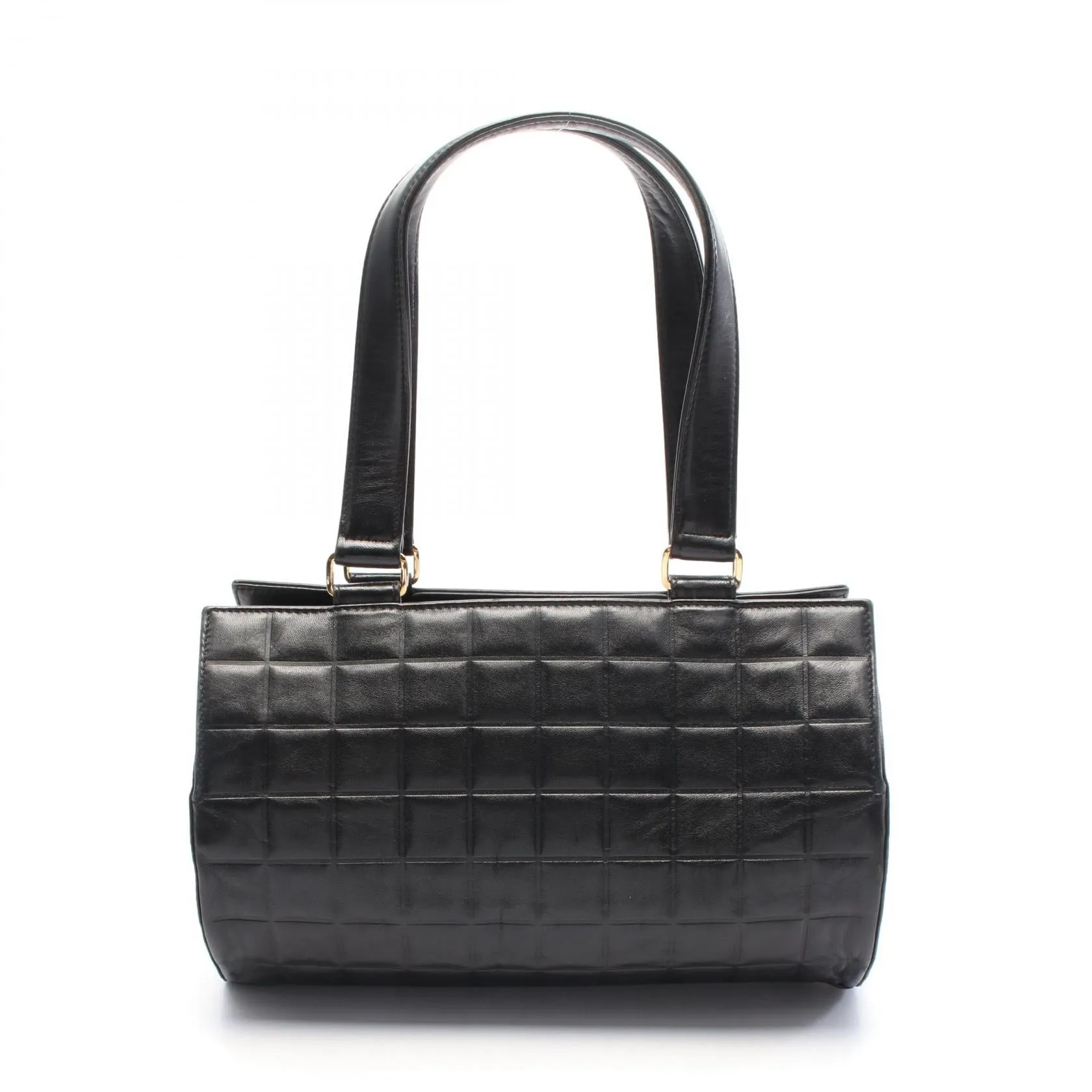 Chanel Lambskin Chocobar Handbag Black