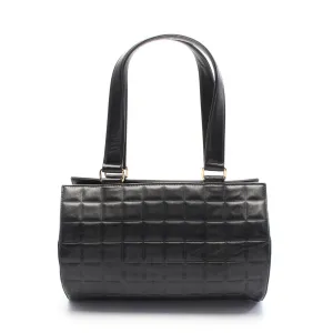 Chanel Lambskin Chocobar Handbag Black