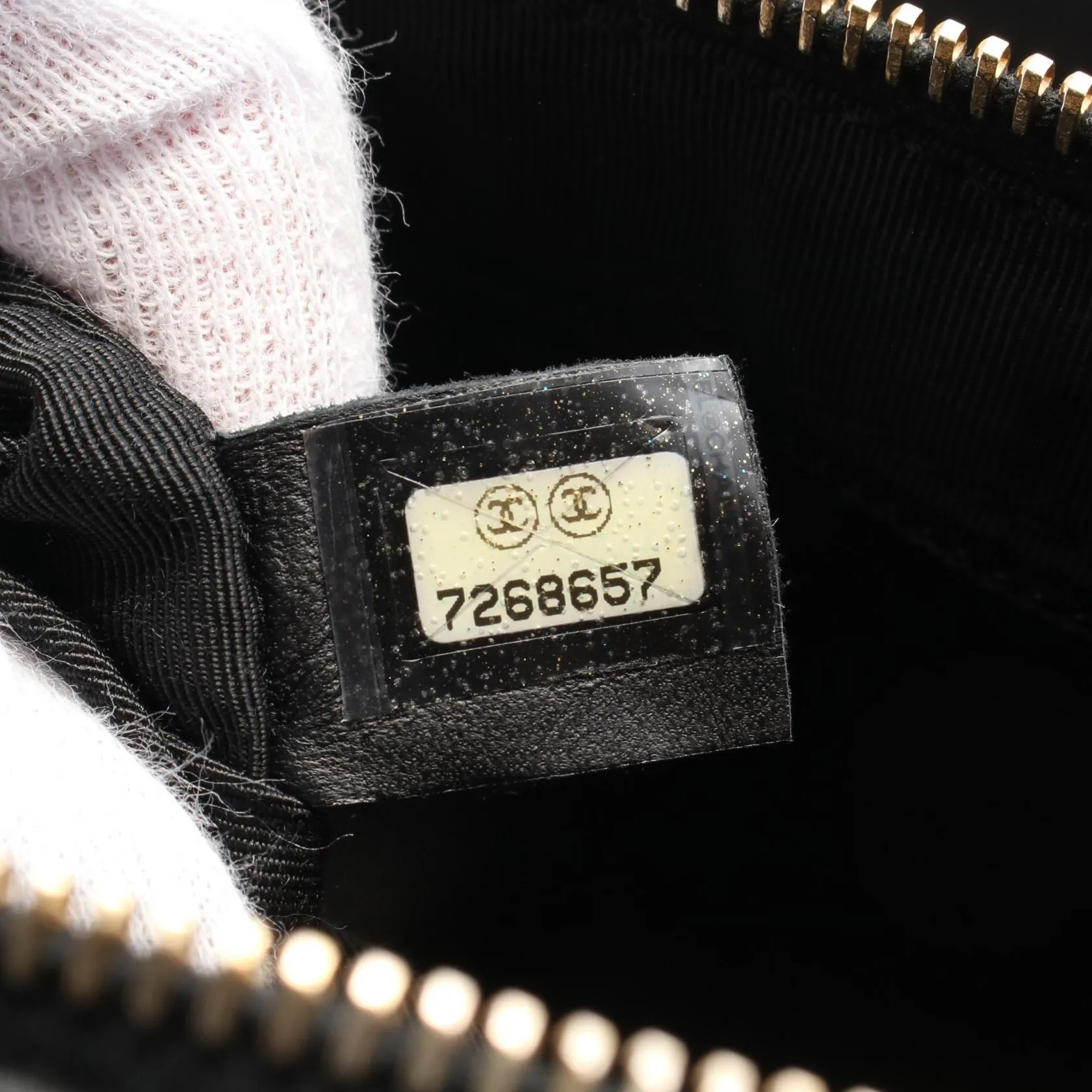 Chanel Lambskin Chocobar Handbag Black