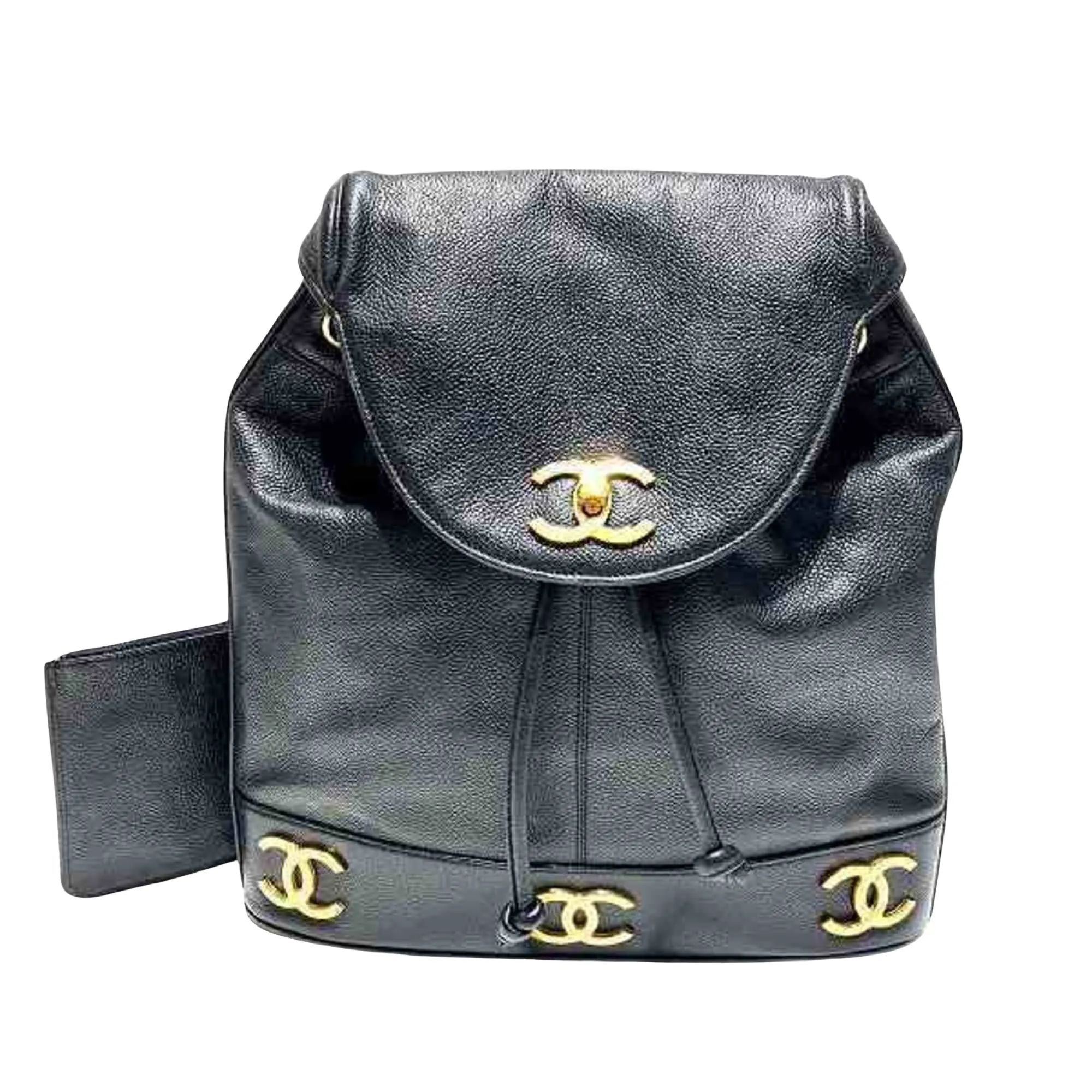 Chanel Leather Backpack Bag (Pre-Owned)