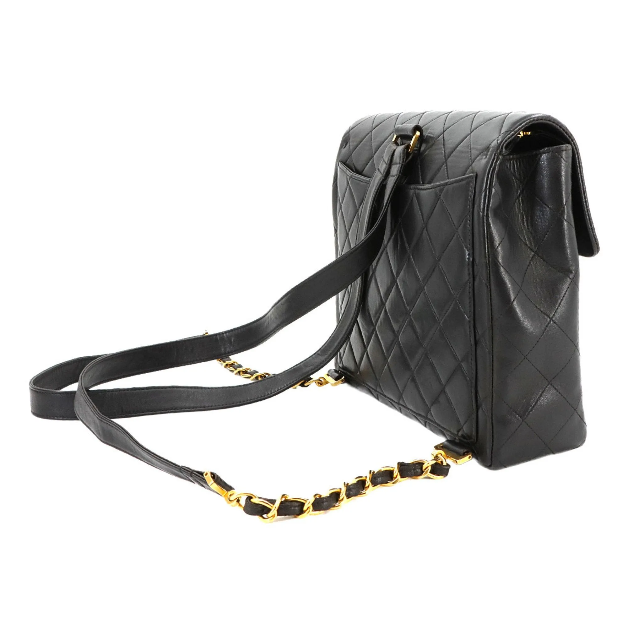 Chanel Leather Backpack (Pre-Owned)