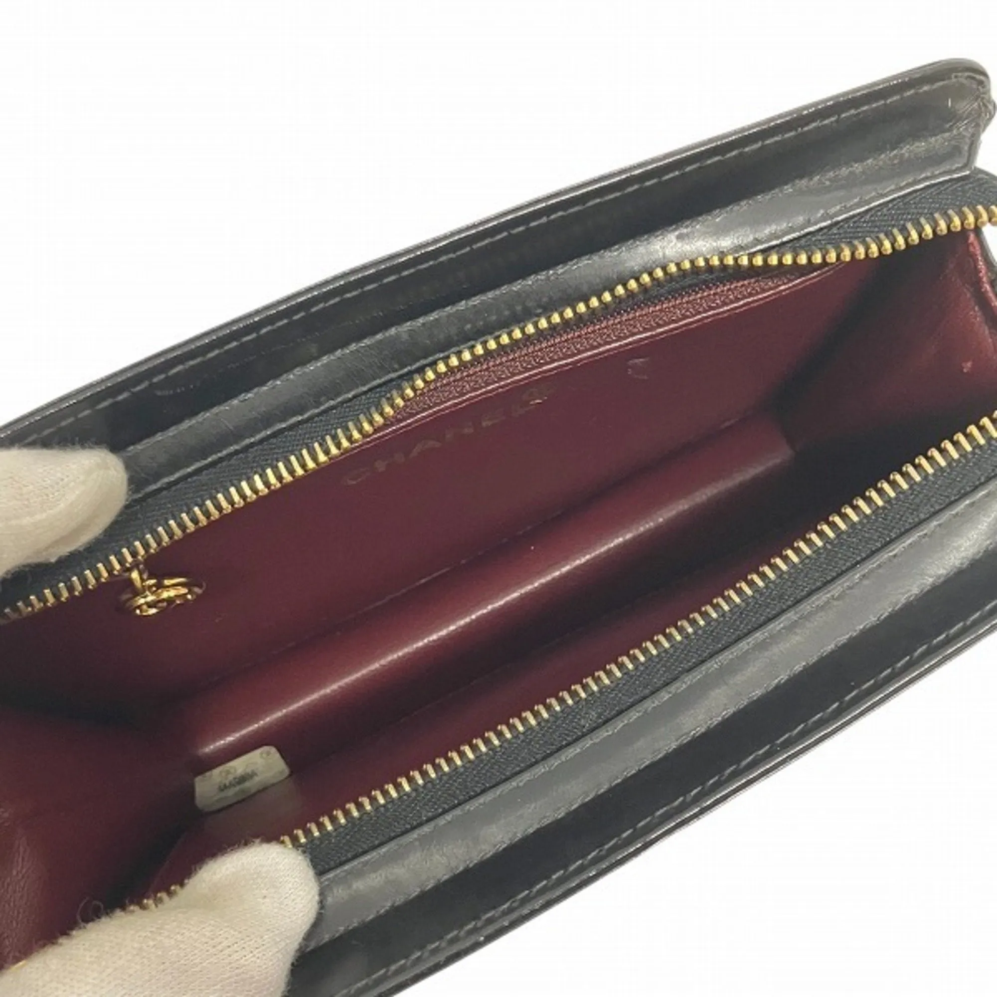Chanel Leather Clutch Bag (Pre-Owned)