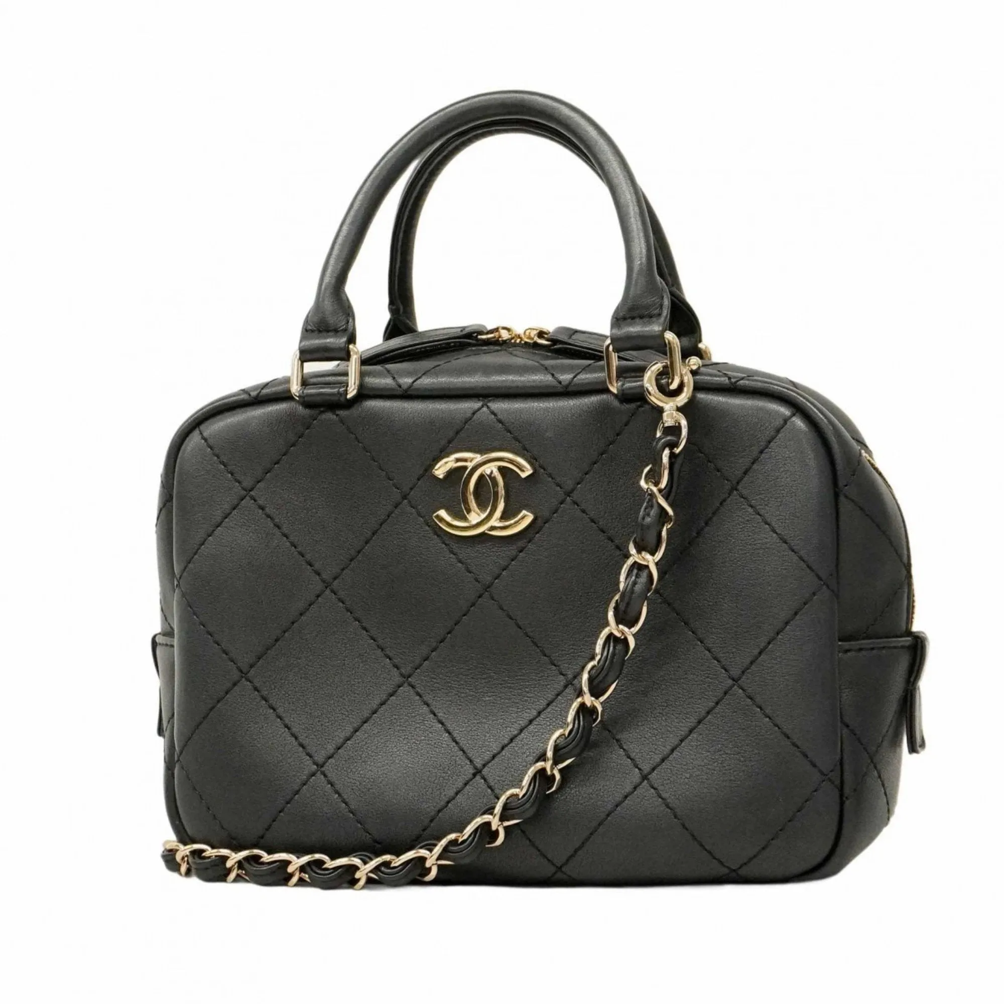 Chanel Leather Handbag (Pre-Owned)