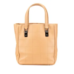 Chanel Leather Handbag Tote Bag (Pre-Owned)