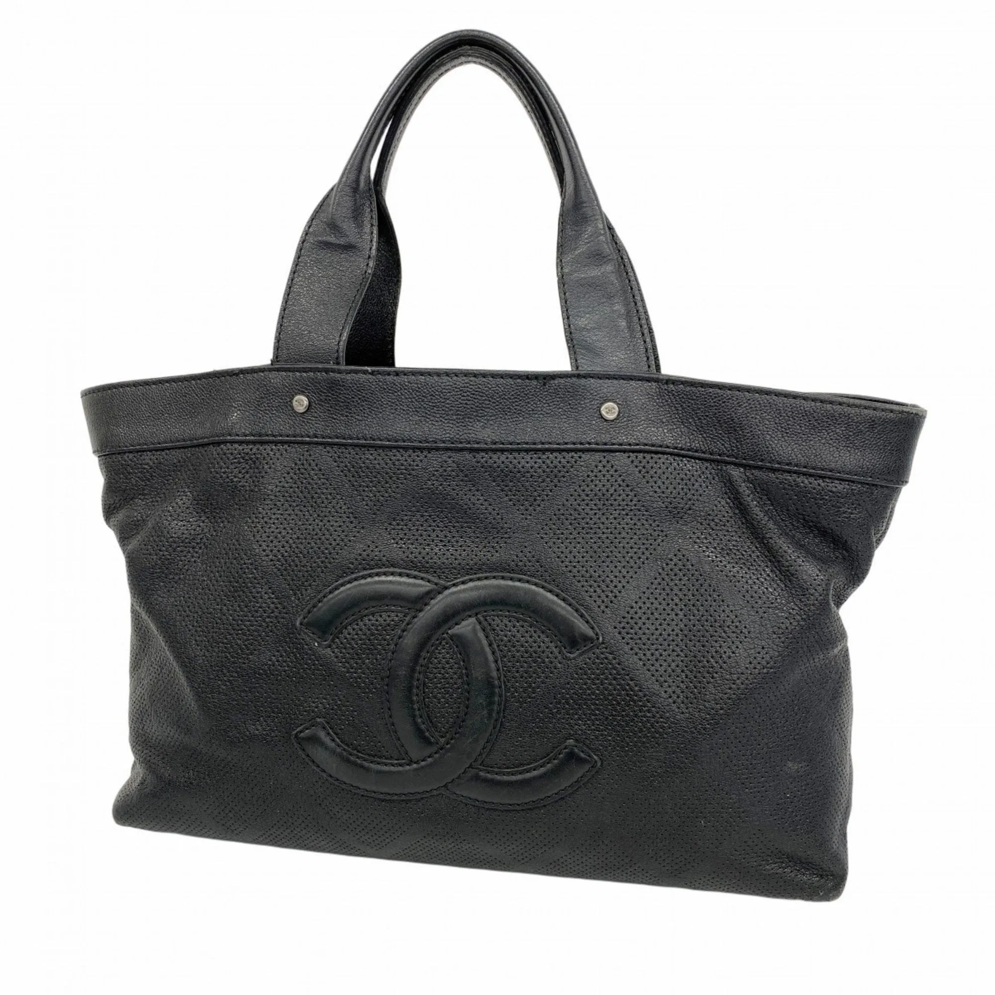 Chanel Leather Tote Bag (Pre-Owned)