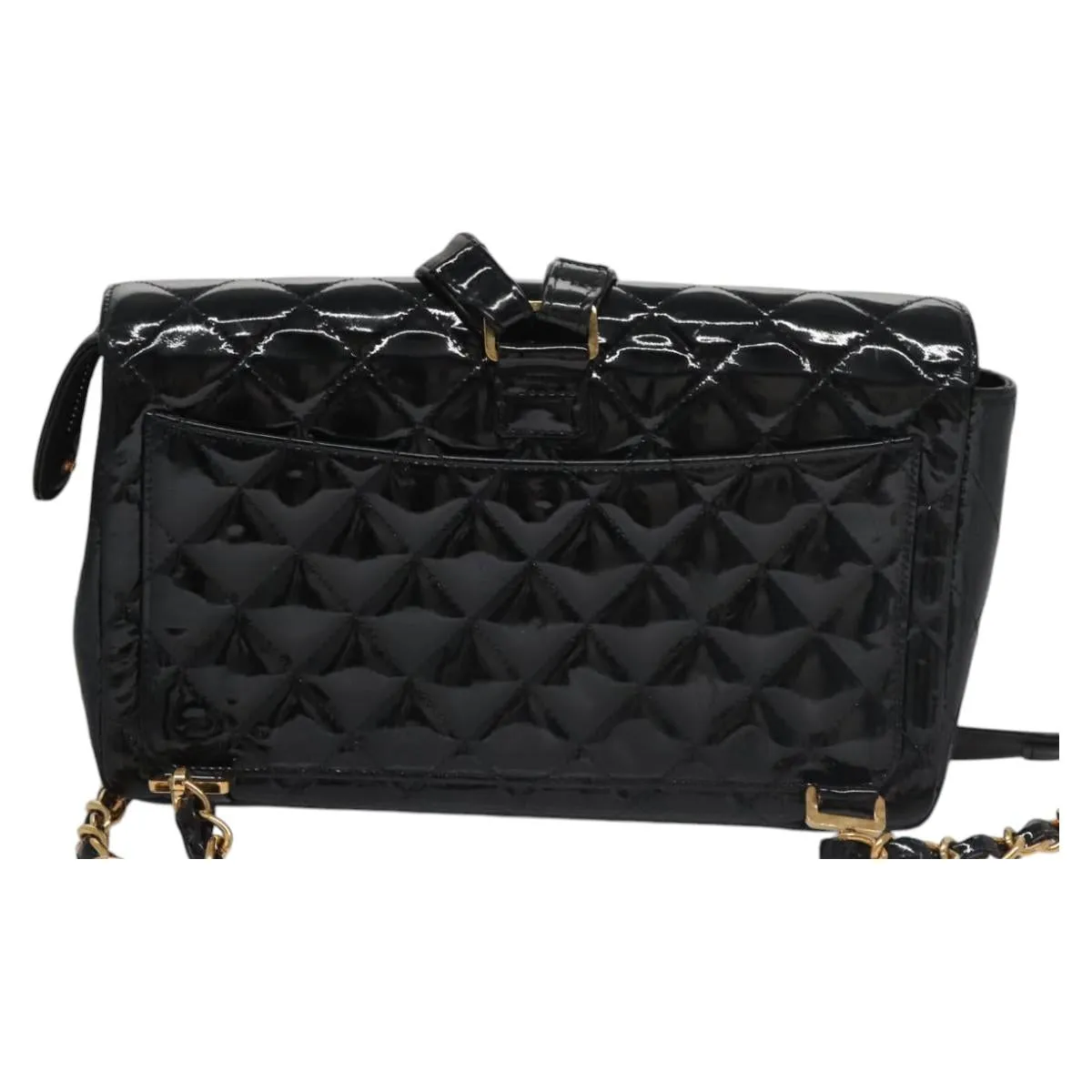 Chanel Timeless/Classique Patent Leather Backpack Bag (Pre-Owned)