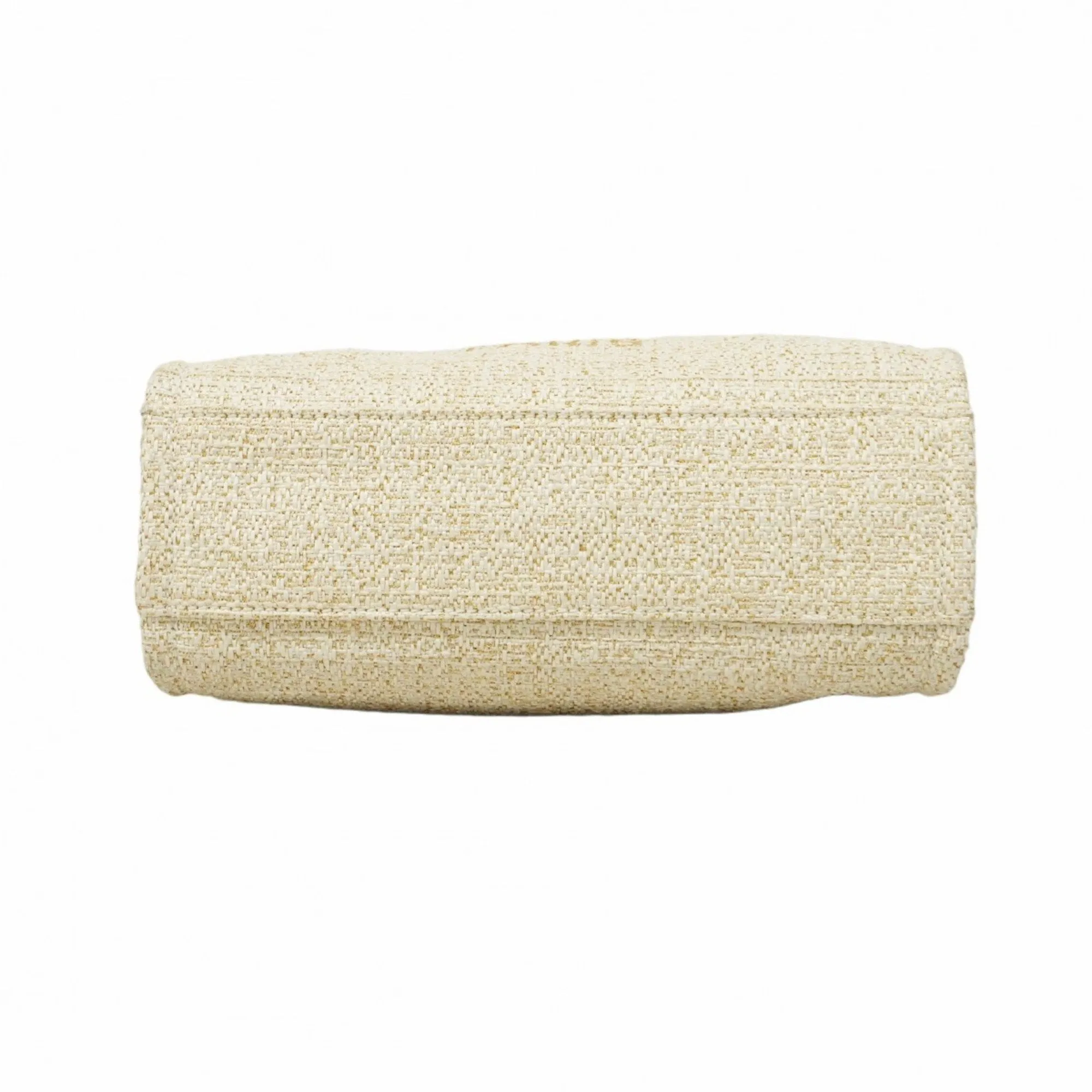 Chanel Tweed Straw Tote Bag (Pre-Owned)