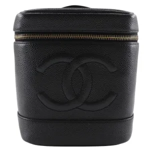 Chanel Vanity Leather Clutch Bag (Pre-Owned)
