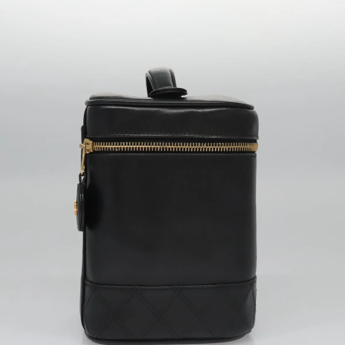 Chanel Vanity Leather Clutch Bag (Pre-Owned)