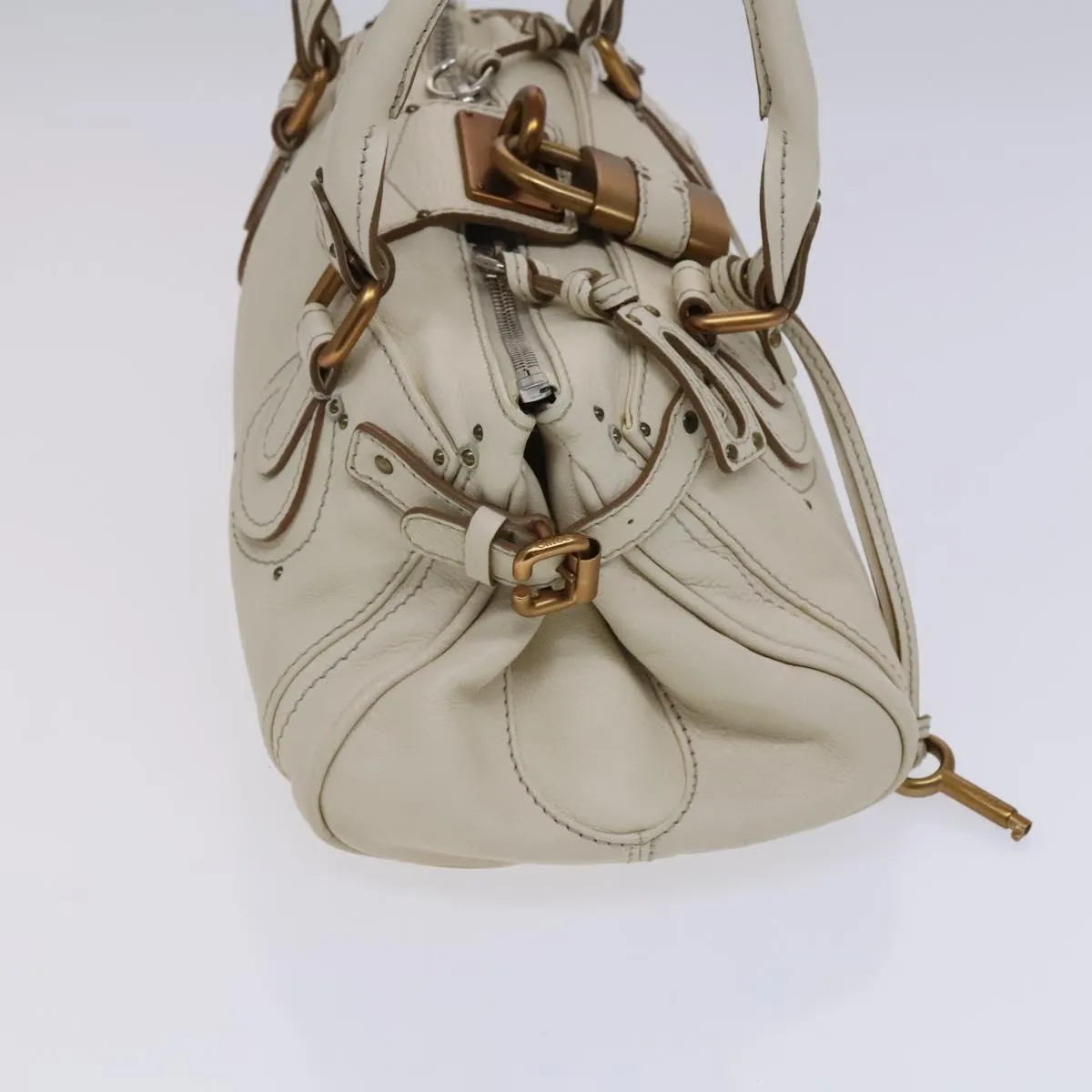 Chlo Paddington Leather Handbag (Pre-Owned)