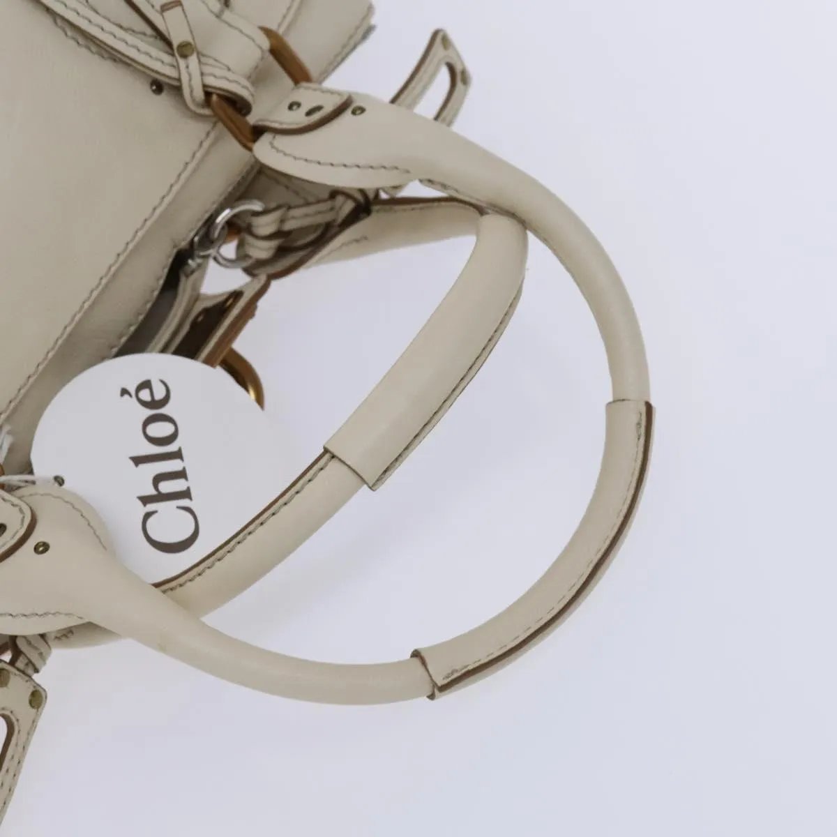 Chlo Paddington Leather Handbag (Pre-Owned)